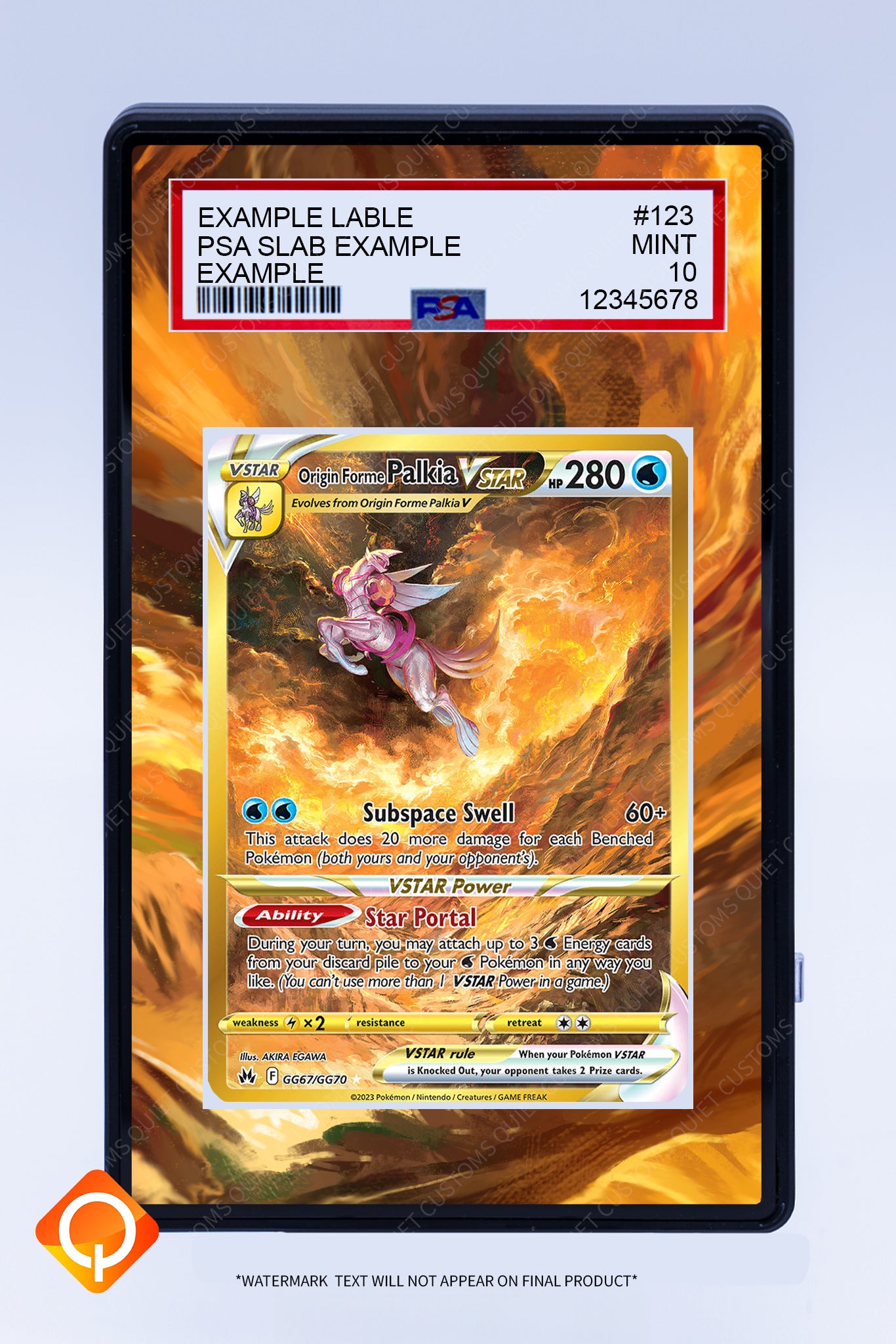 Origin Forme Palkia VSTAR GG67/GG70 Graded)