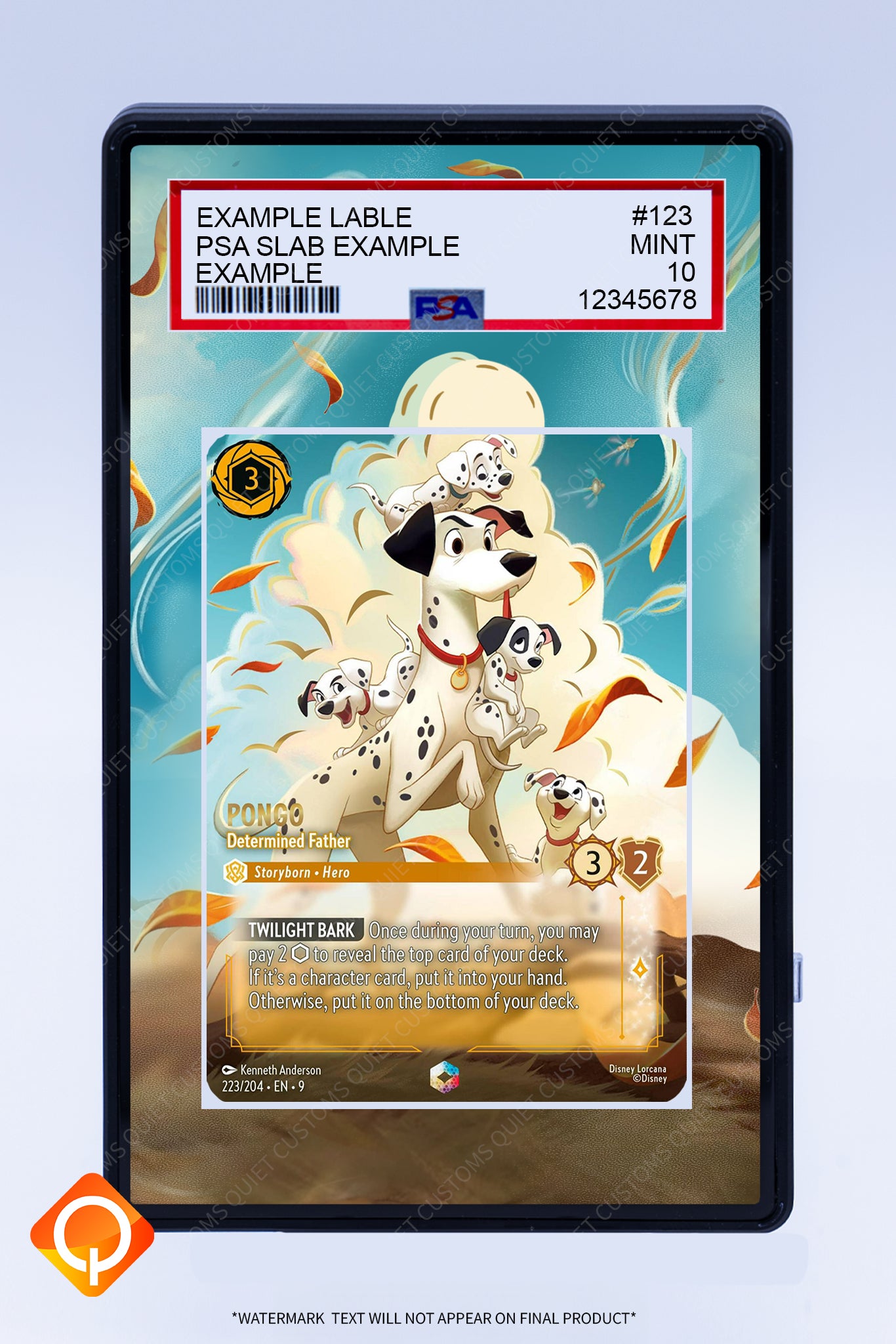 Pongo 223 204 (Graded) Case