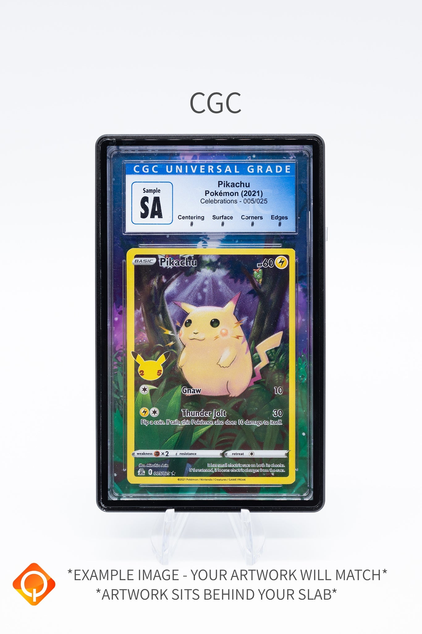 Pikachu EX 238 191 (Graded) Case