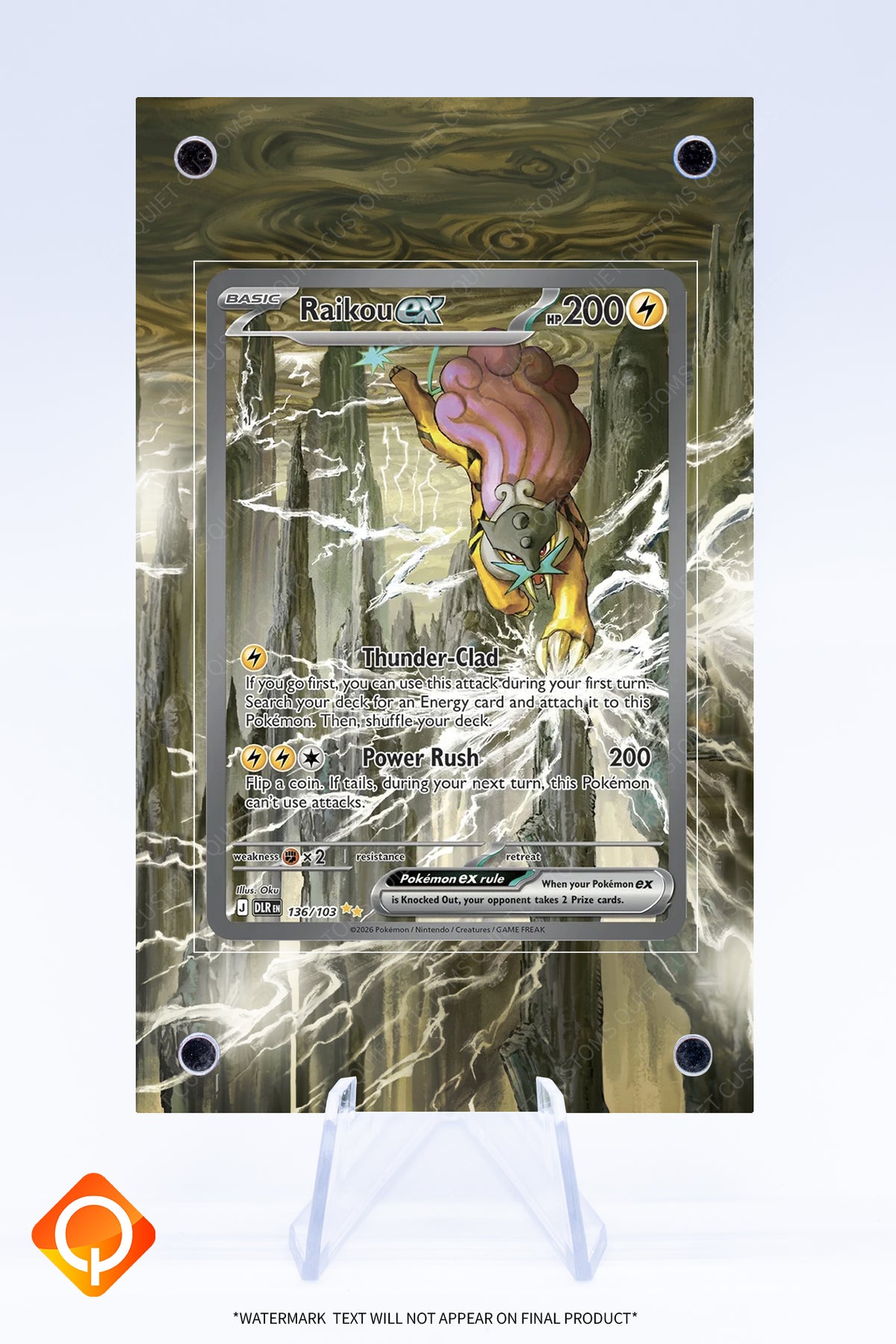 Raikou EX 136 103 Case | Art Guard (Ungraded)