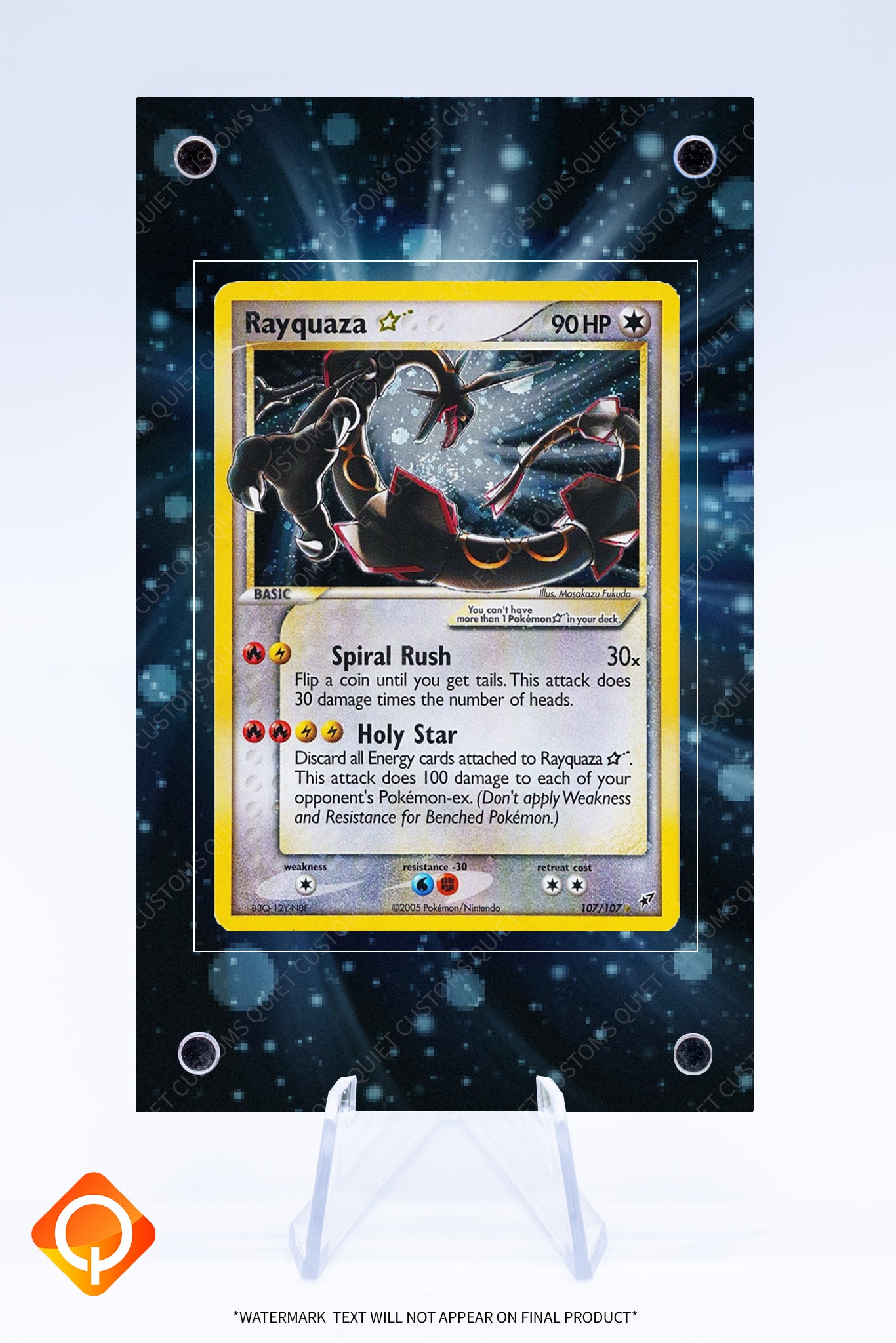 Rayquaza 107 107 Case | Art Guard (Ungraded)