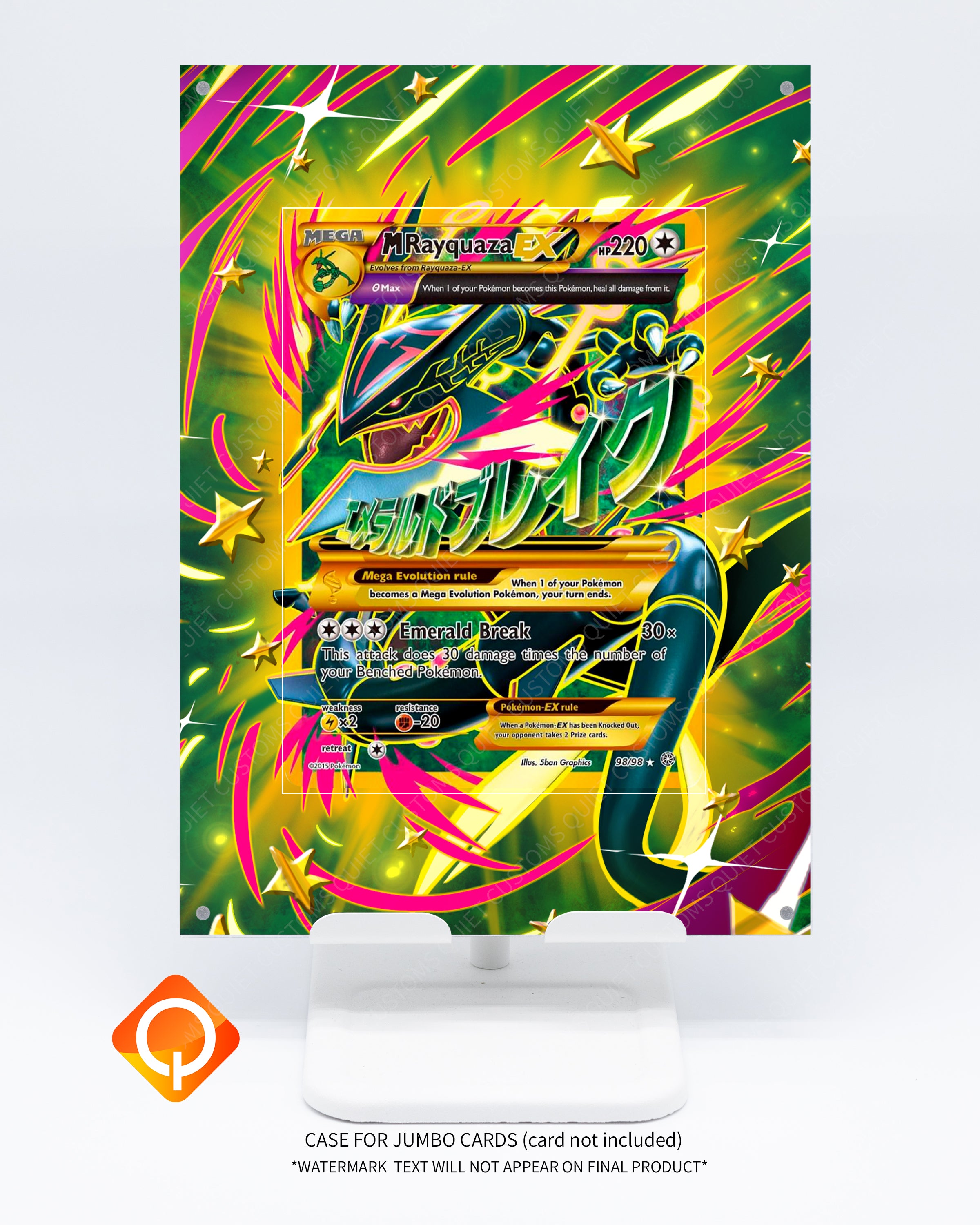 Rayquaza EX 98 98 JUMBO Case | Art Guard (Ungraded)