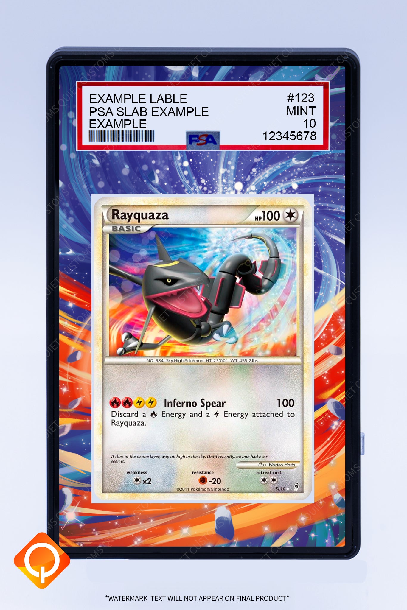 Rayquaza SL10 (Graded) Case