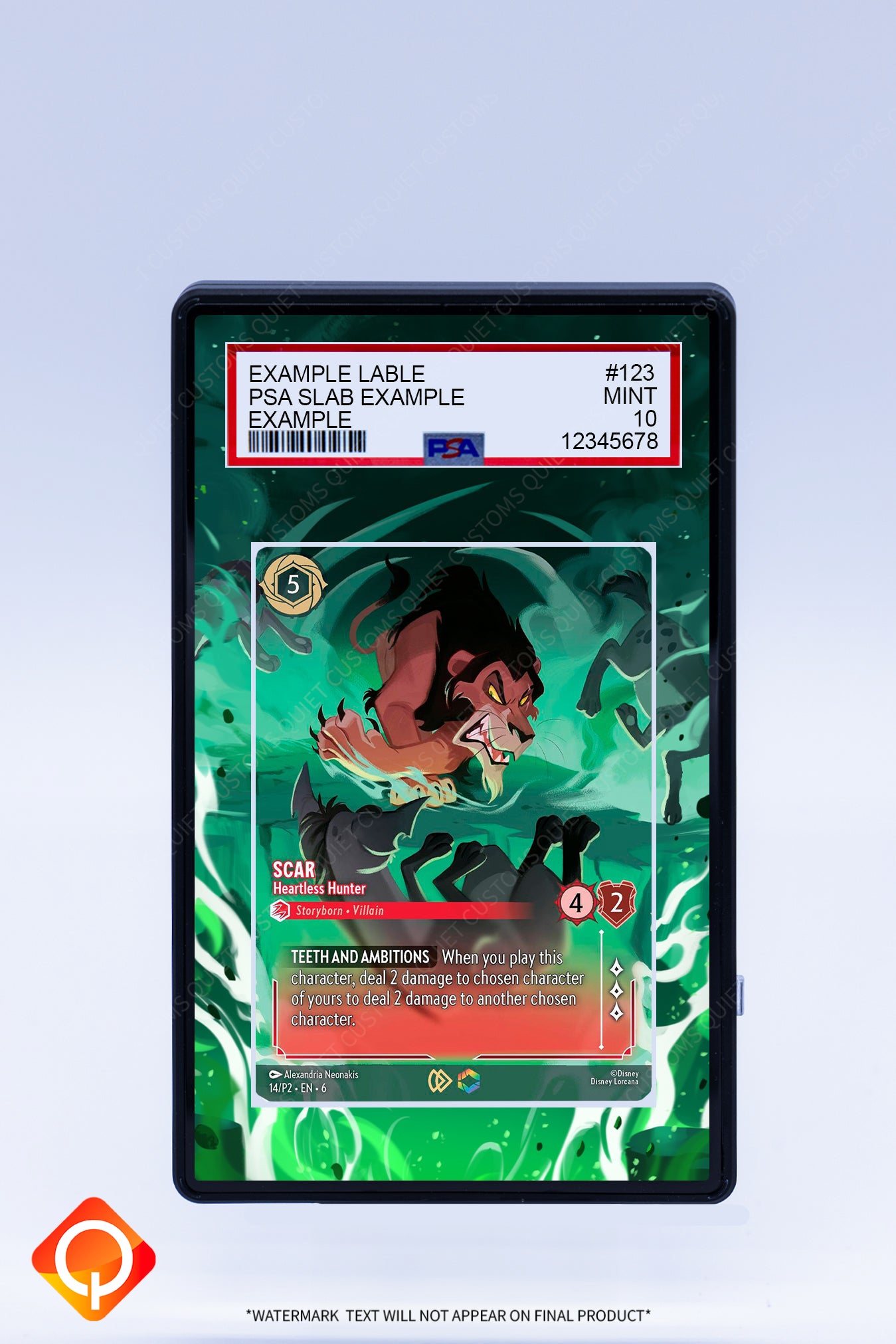 Scar 14 P2 (Graded) Case