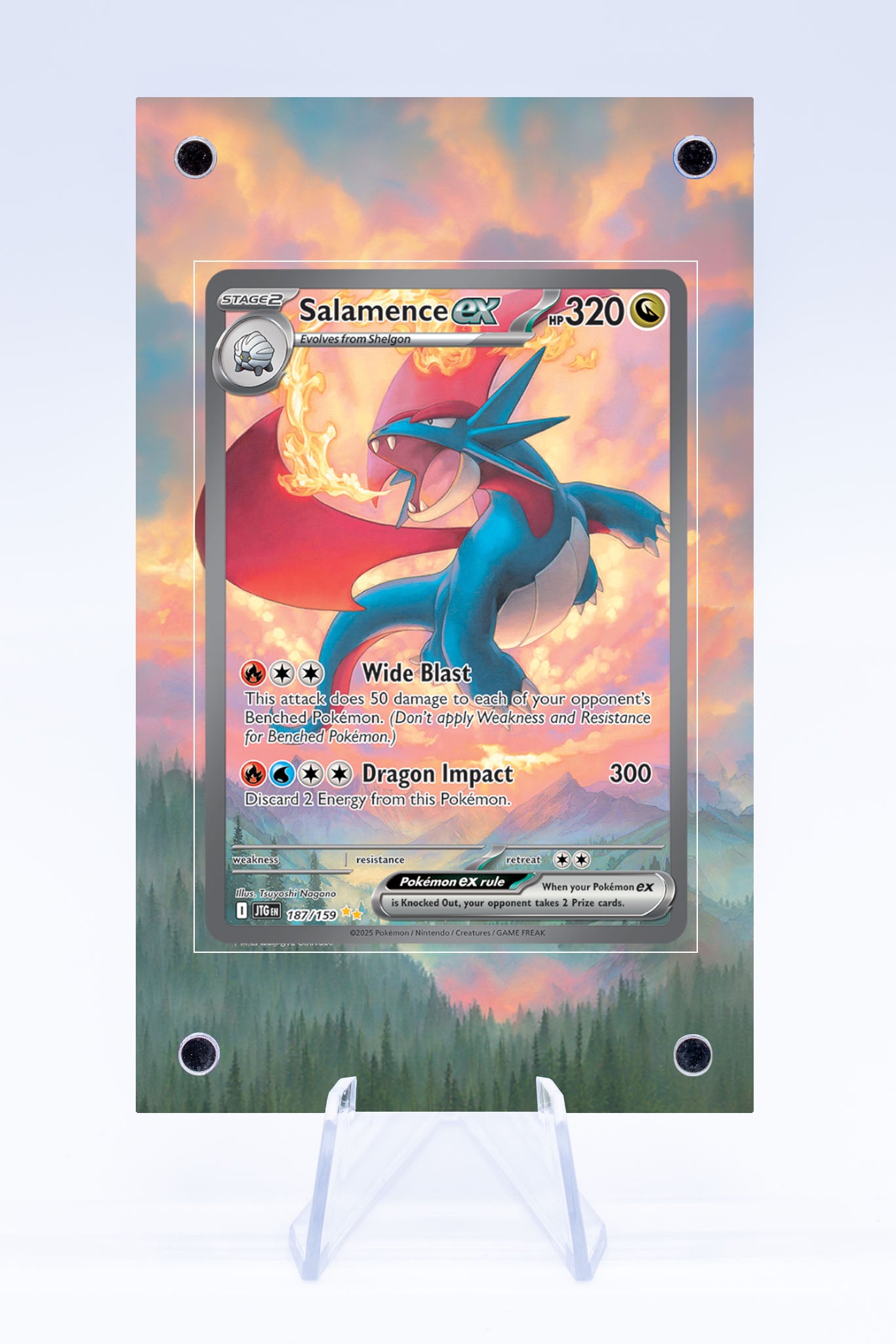 Salamence EX 187 159 Case