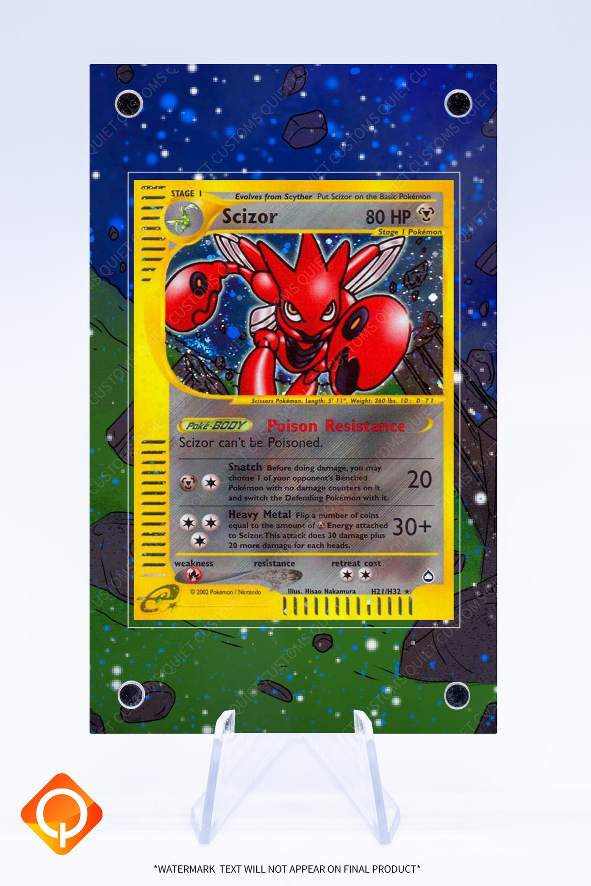 Scizor H21 H32 Case | Art Guard (Ungraded)