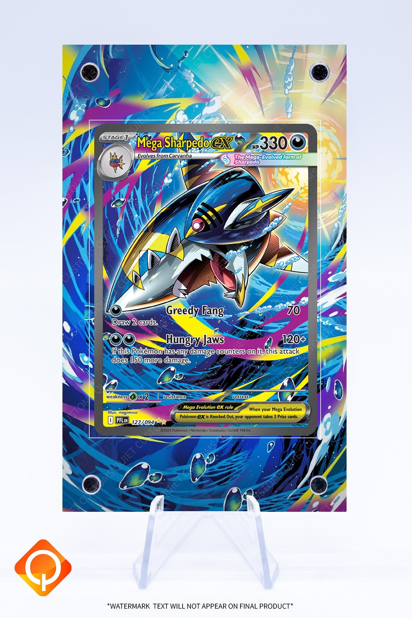 Sharpedo EX 127 094 Case | Art Guard (Ungraded)