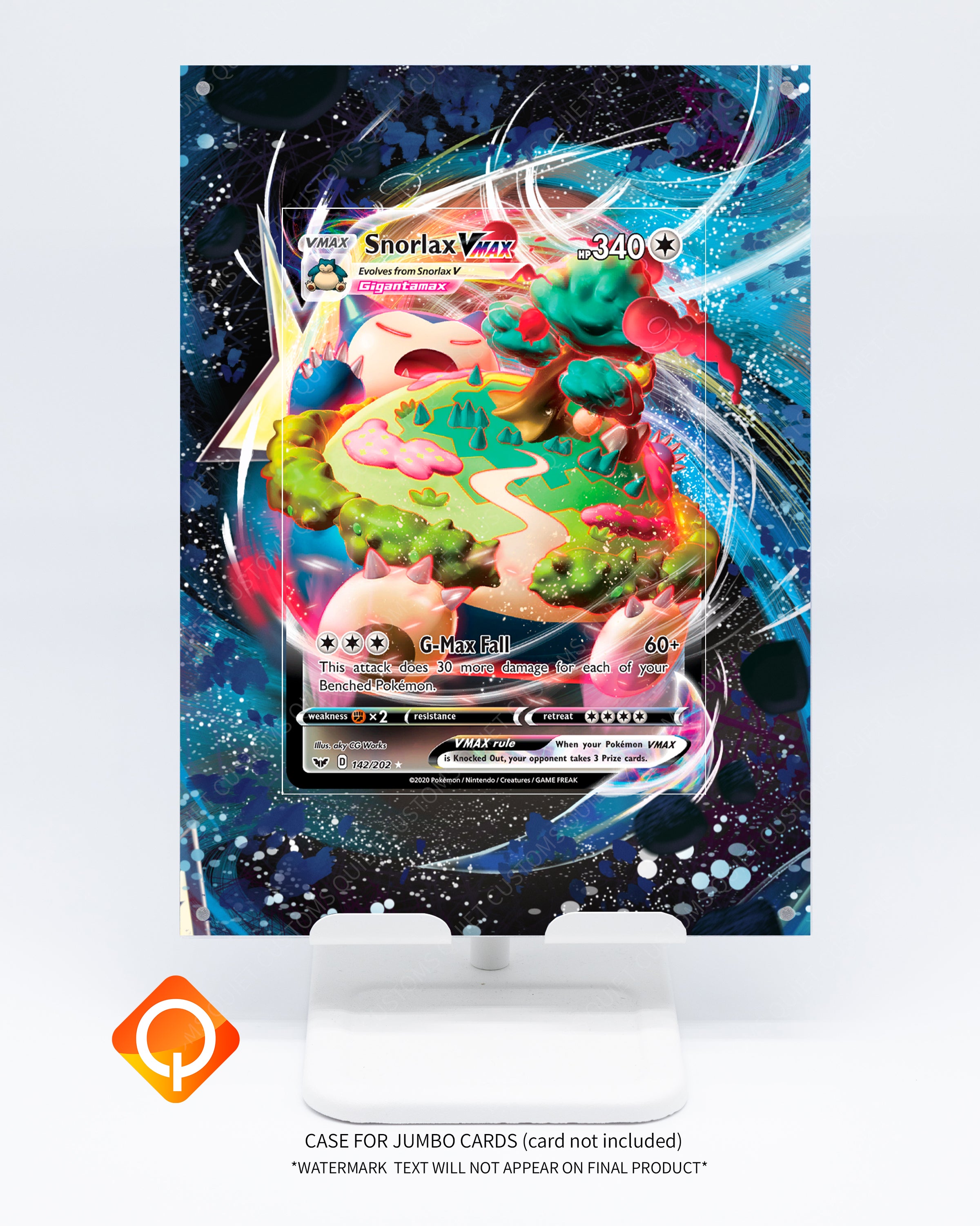 Snorlax VMAX 142 202 JUMBO Case | Art Guard (Ungraded)