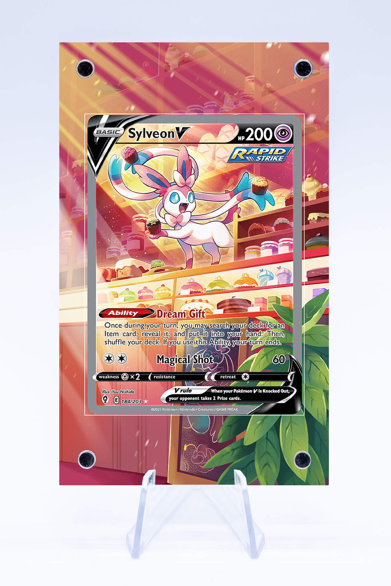 sylveon pokemon card art Sylveon V 184 203 Case | Evolving Skies