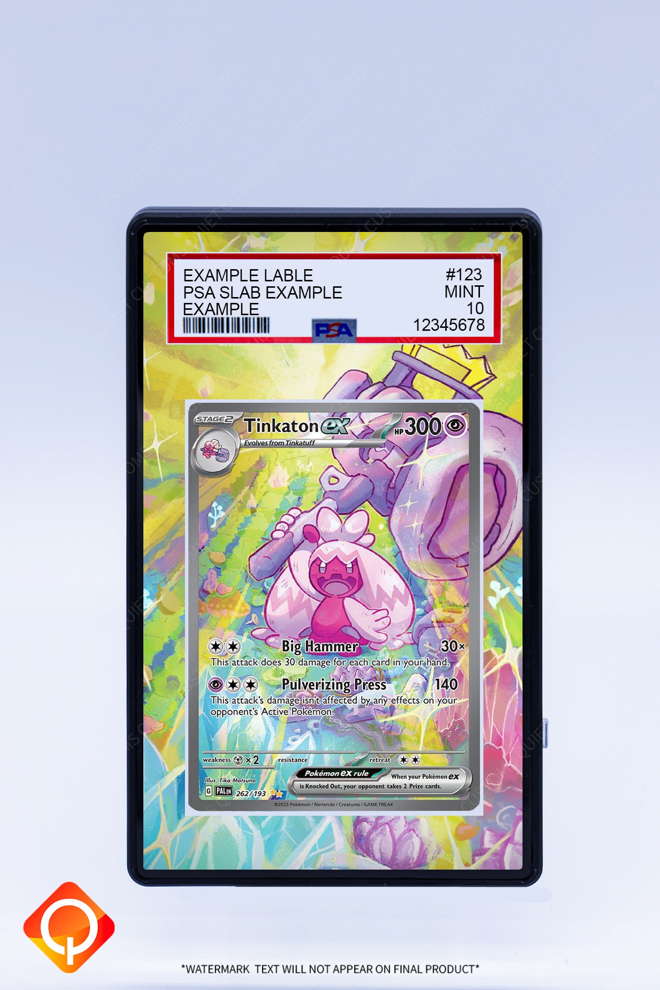 Tinkaton EX 262 193 (Graded) Case