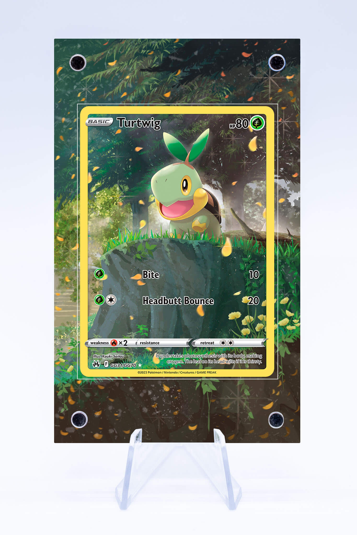 Turtwig GG31 GG70 Case | Art Guard (Ungraded) Turtwig GG31 GG70 Case | Art Guard (Ungraded)