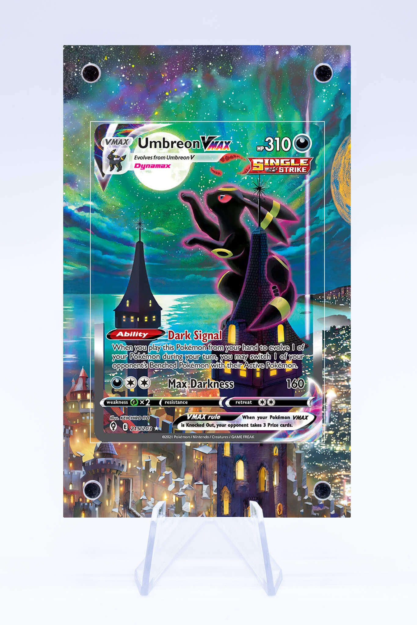 Umbreon VMAX 215 203 Case | Evolving Skies | Art Guard (Ungraded) Umbreon VMAX 215 203 Case | Evolving Skies | Art Guard (Ungraded)