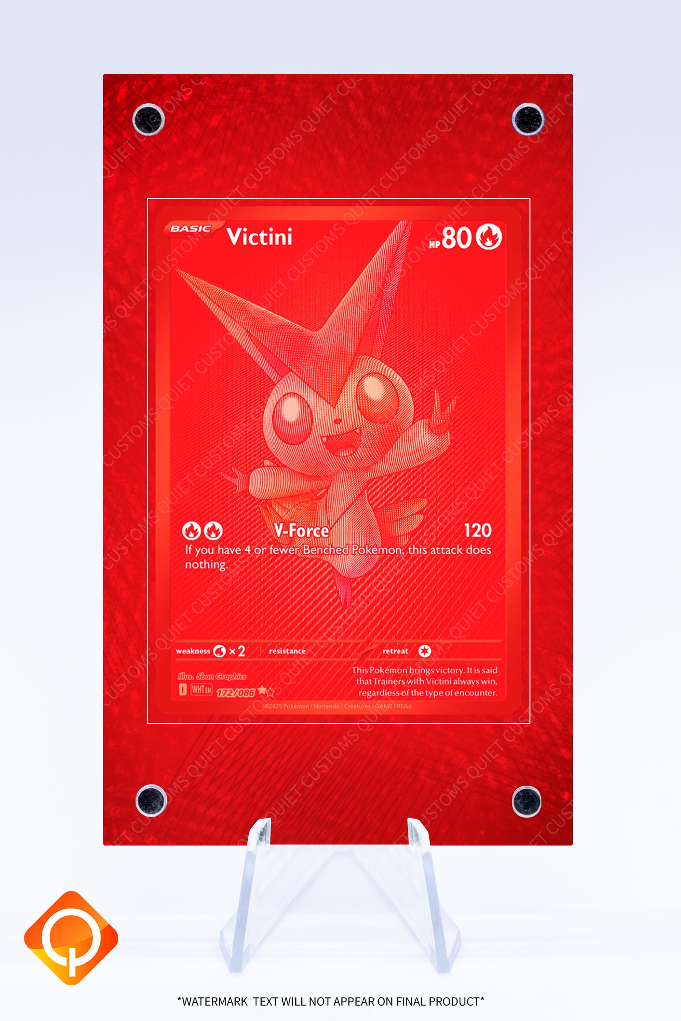 pokemon victini card Victini 172 086 Case