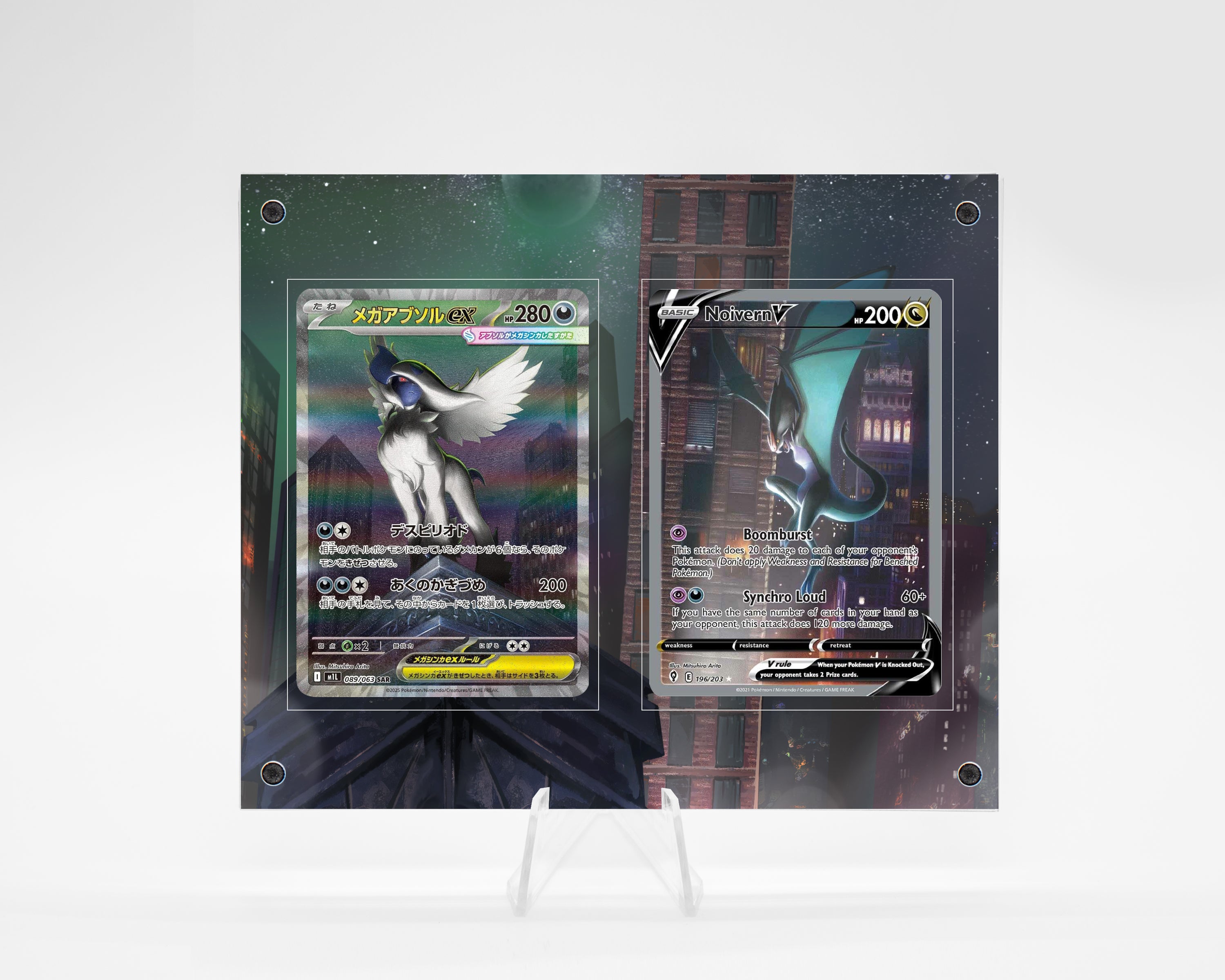 Noivern V and Mega Absol EX | DUAL Art Guard Case
