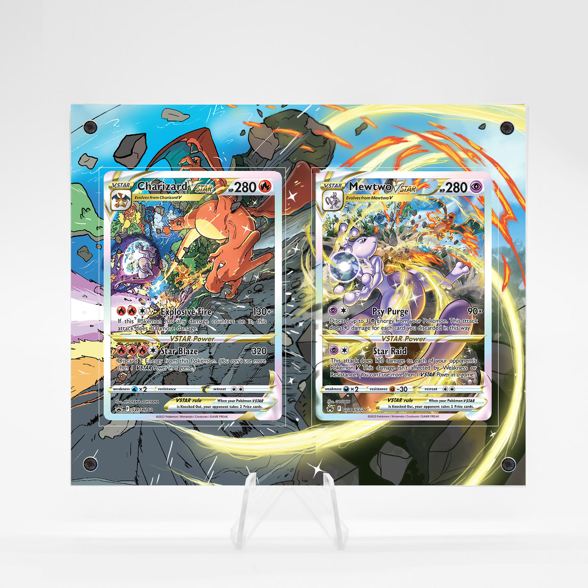 Charizard & Mewtwo VSTAR | DUAL Art Guard Case Charizard & Mewtwo VSTAR | DUAL Art Guard Case