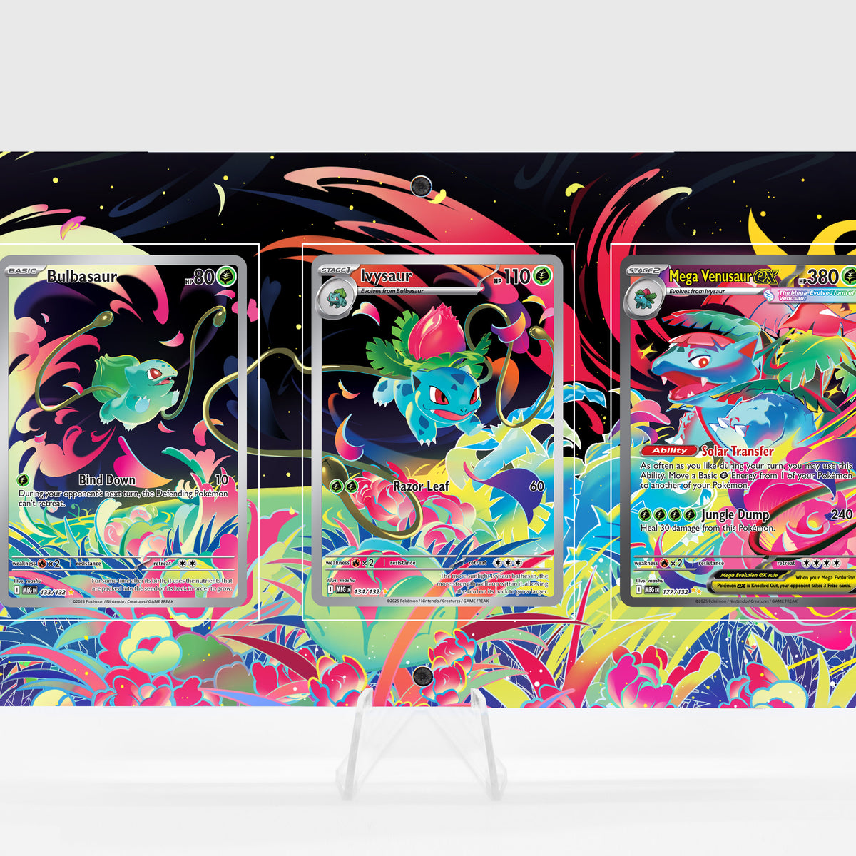 Bulbasaur Ivysaur Venusaur EX | TRIPLE Art Guard Case