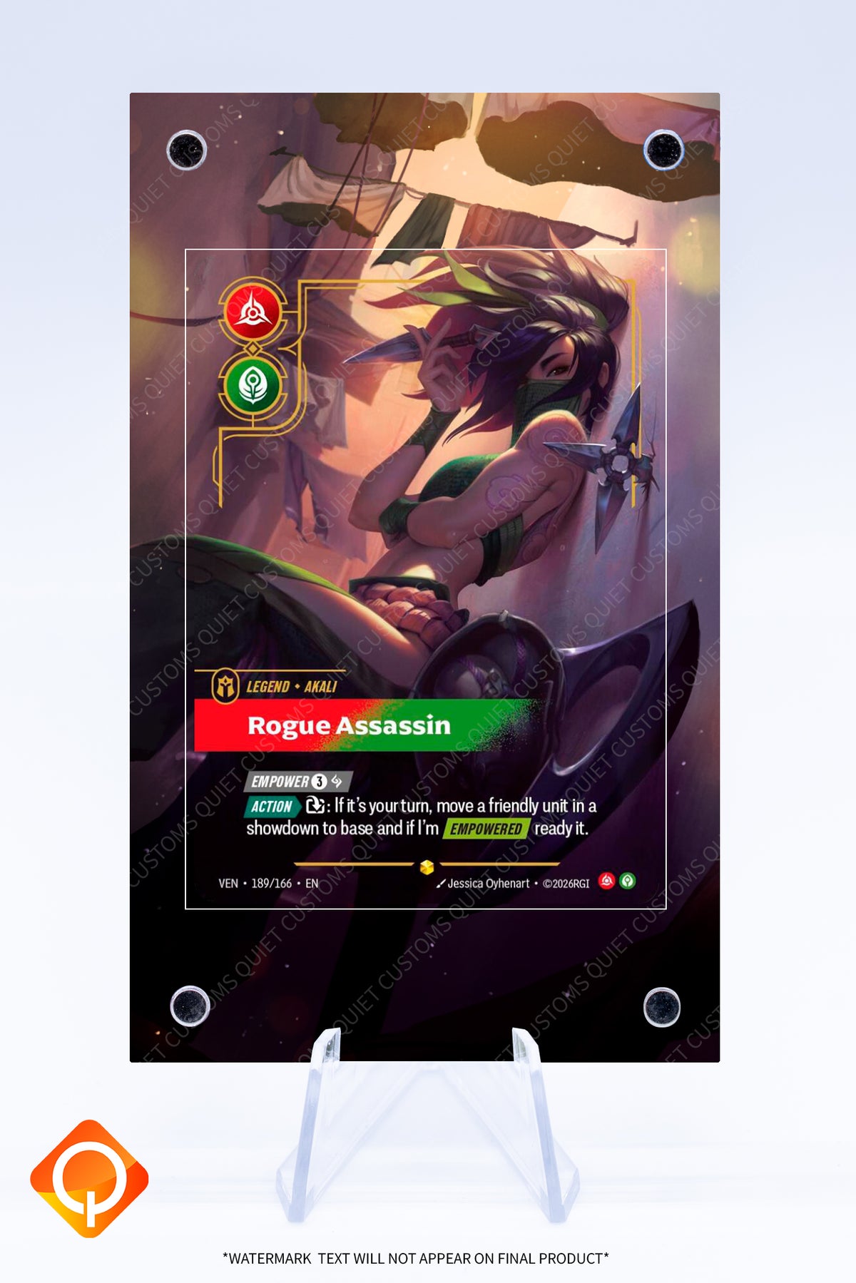 Akali 189 166 Listing Case | Art Guard (Ungraded)