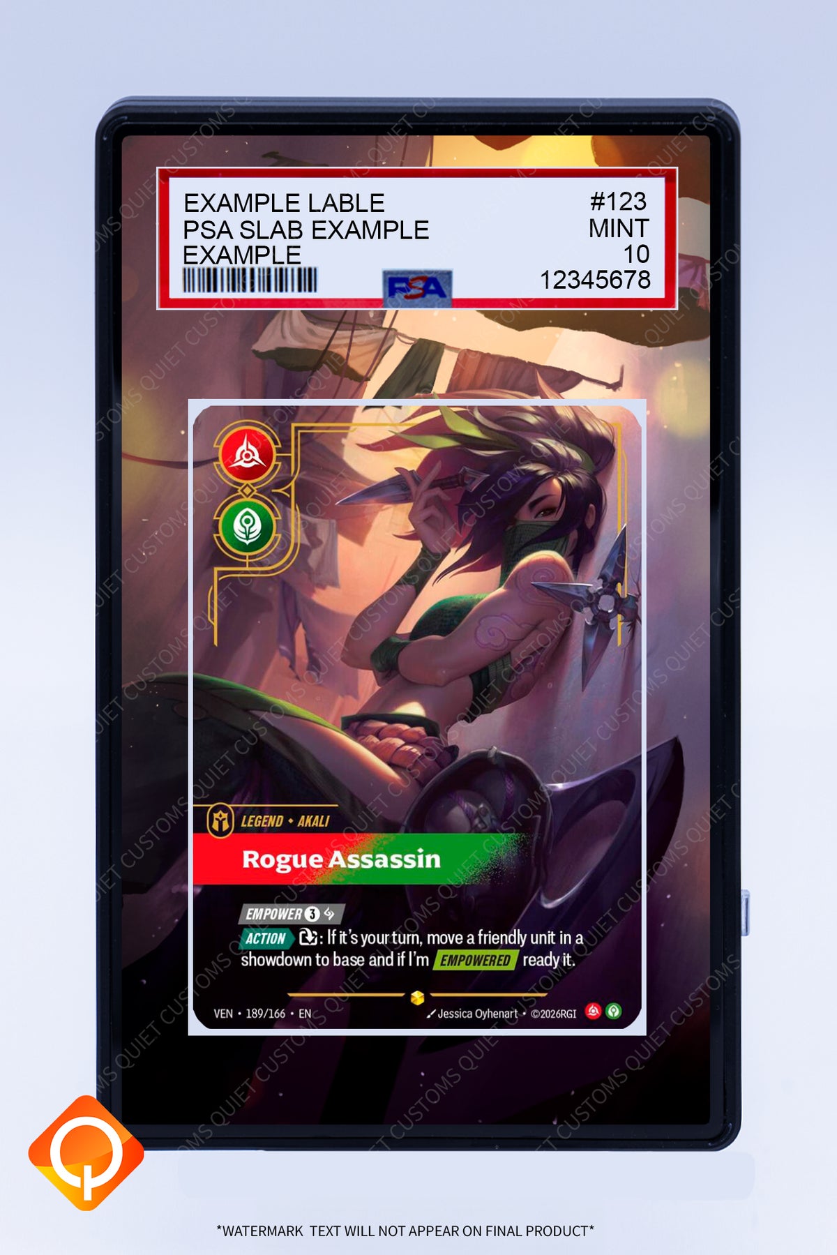 Akali 189 166 (Graded) Case