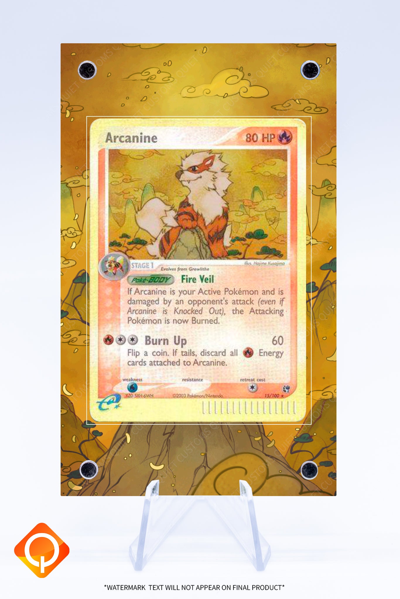 Arcanine 15 100 Case | Art Guard (Ungraded)