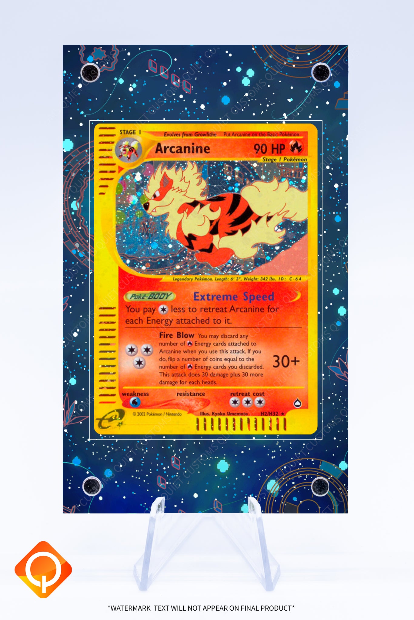 Arcanine H2 H32 Case | Art Guard (Ungraded)