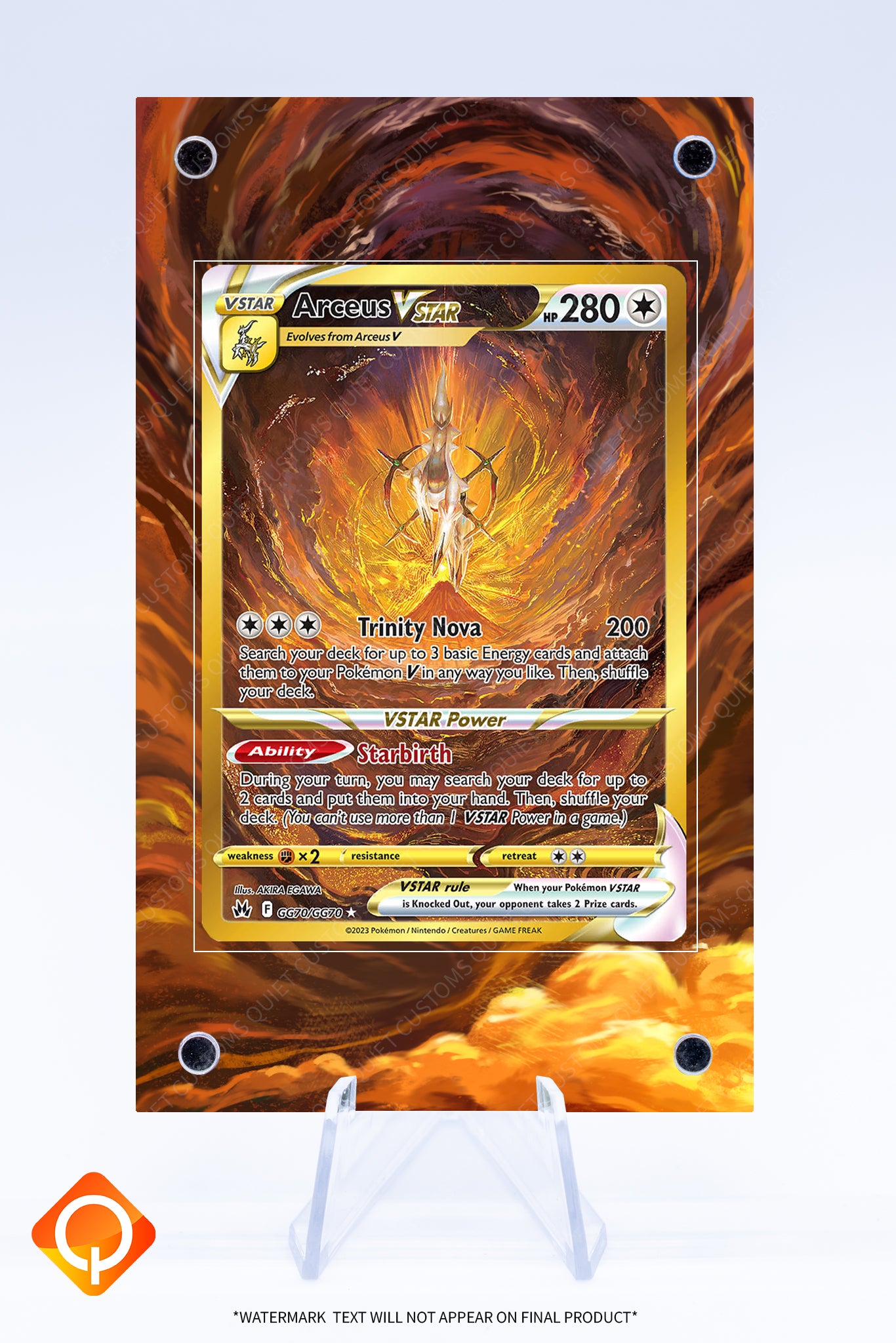 Arceus VSTAR GG70 GG70 Case | Art Guard Case (Ungraded)