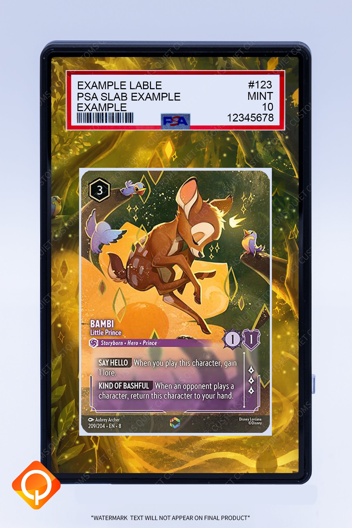 Bambi 209 204 (Graded) Case