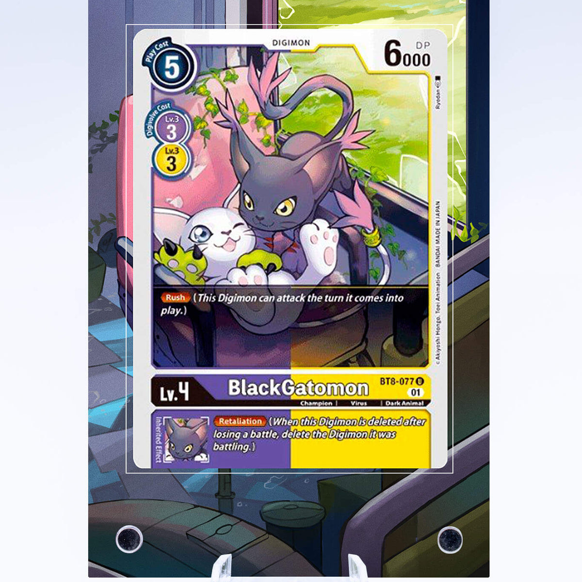 Black Gatomon BT8-077 | Digimon