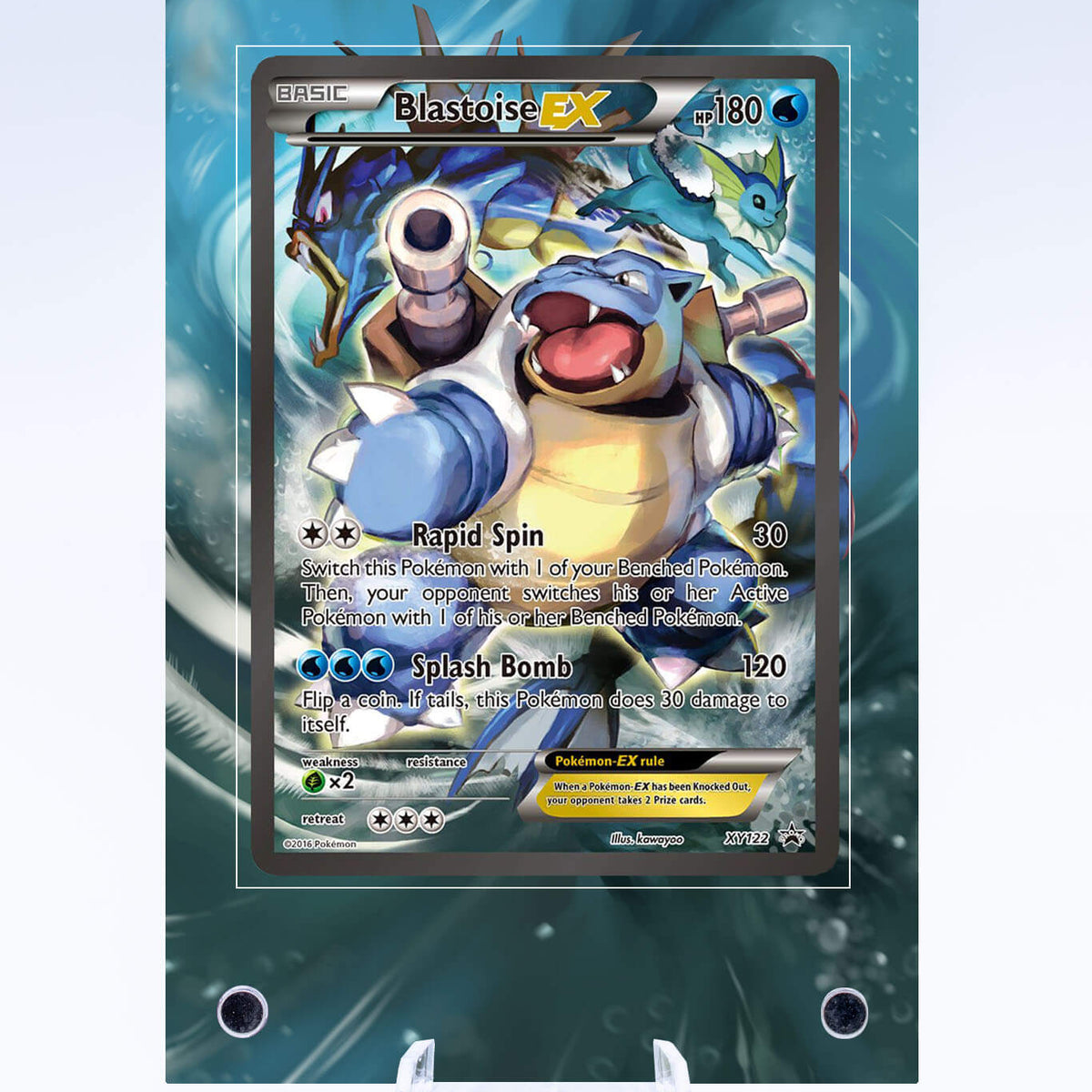 blastoise ex pokemon card Valentines Day / Anniversary Card