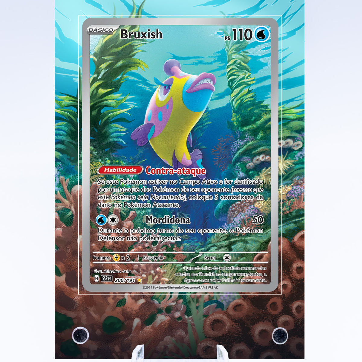 bruxish pokemon card Bruxish 200 191 Case