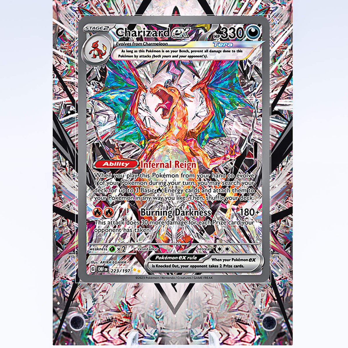 Charizard EX 223 197 Case | Obsidian Flames
