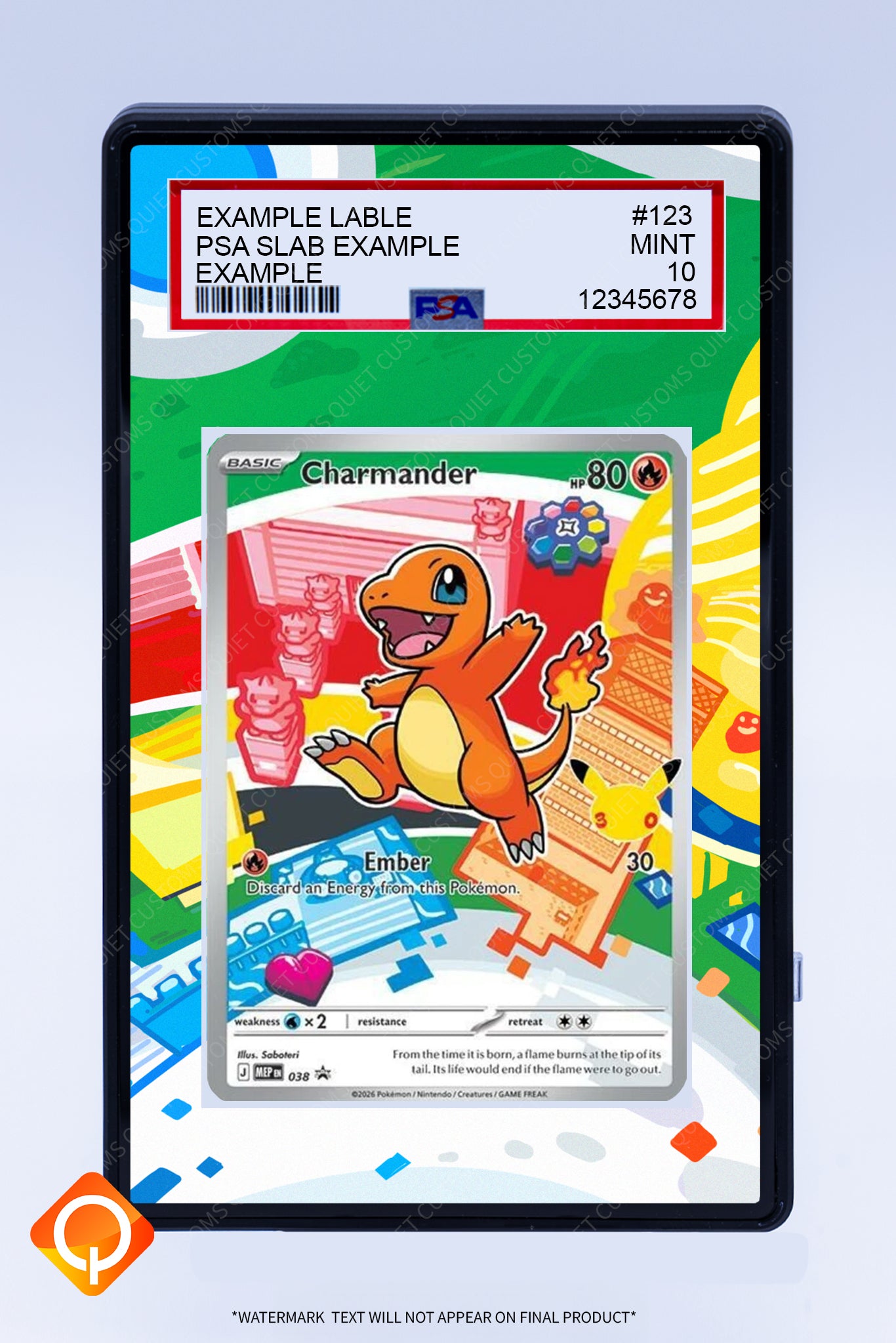 Charmander 038 Promo (Graded) Case