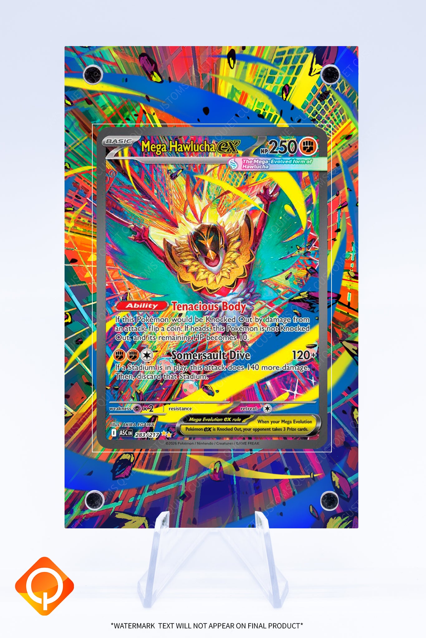 Hawlucha EX 283 | Art Guard (Ungraded)