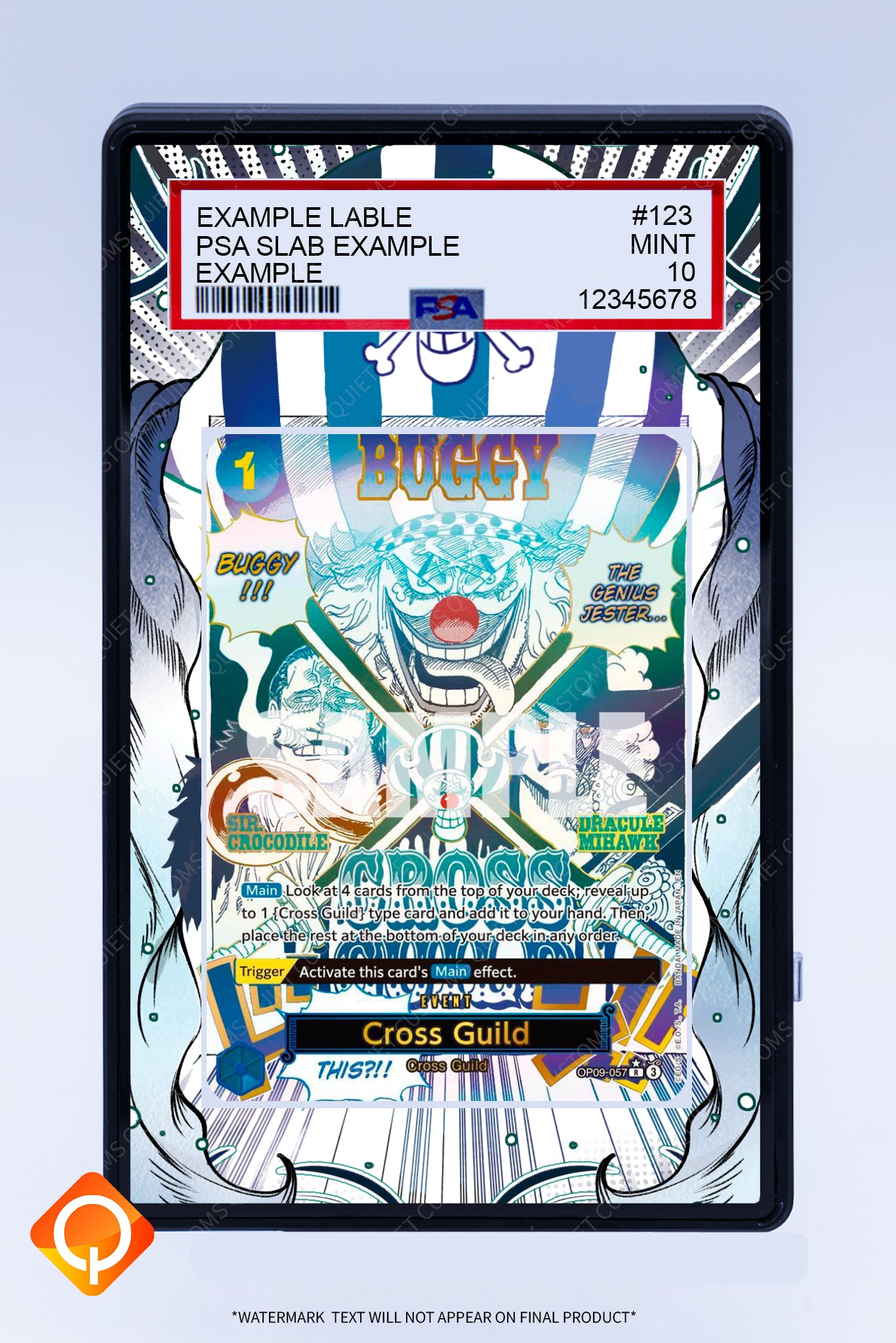 Cross Guild OP09-057 (Graded) Case