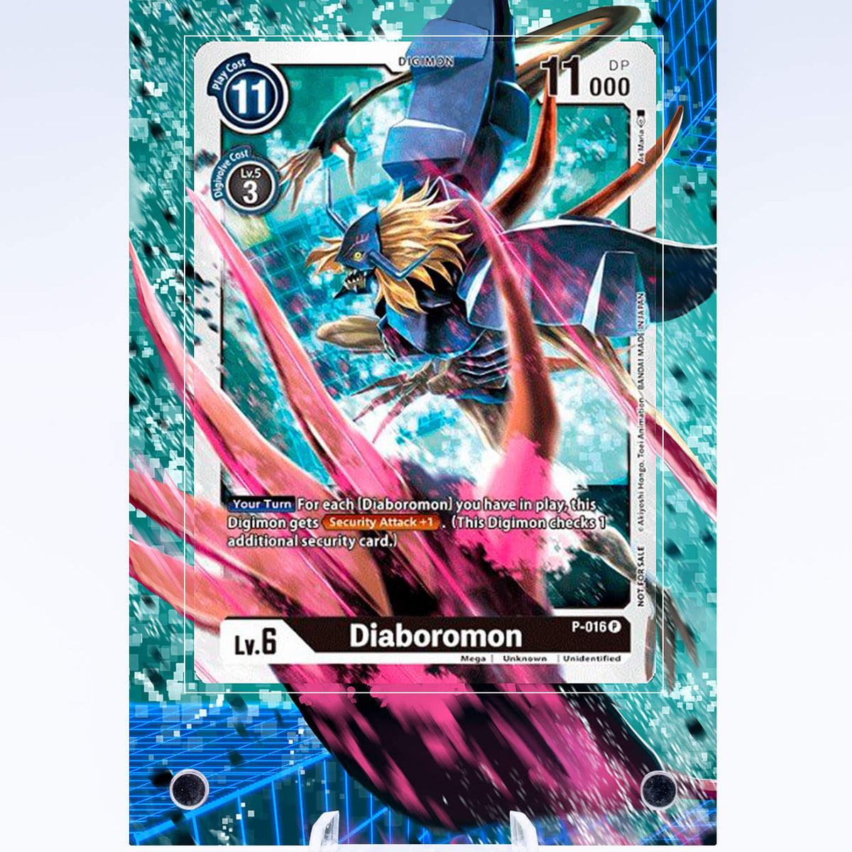 digimon card game diaboromon P-016 Case | Variant:80 Team 20GX 20MEGA 2 Too true Maylene : vintage booster pack