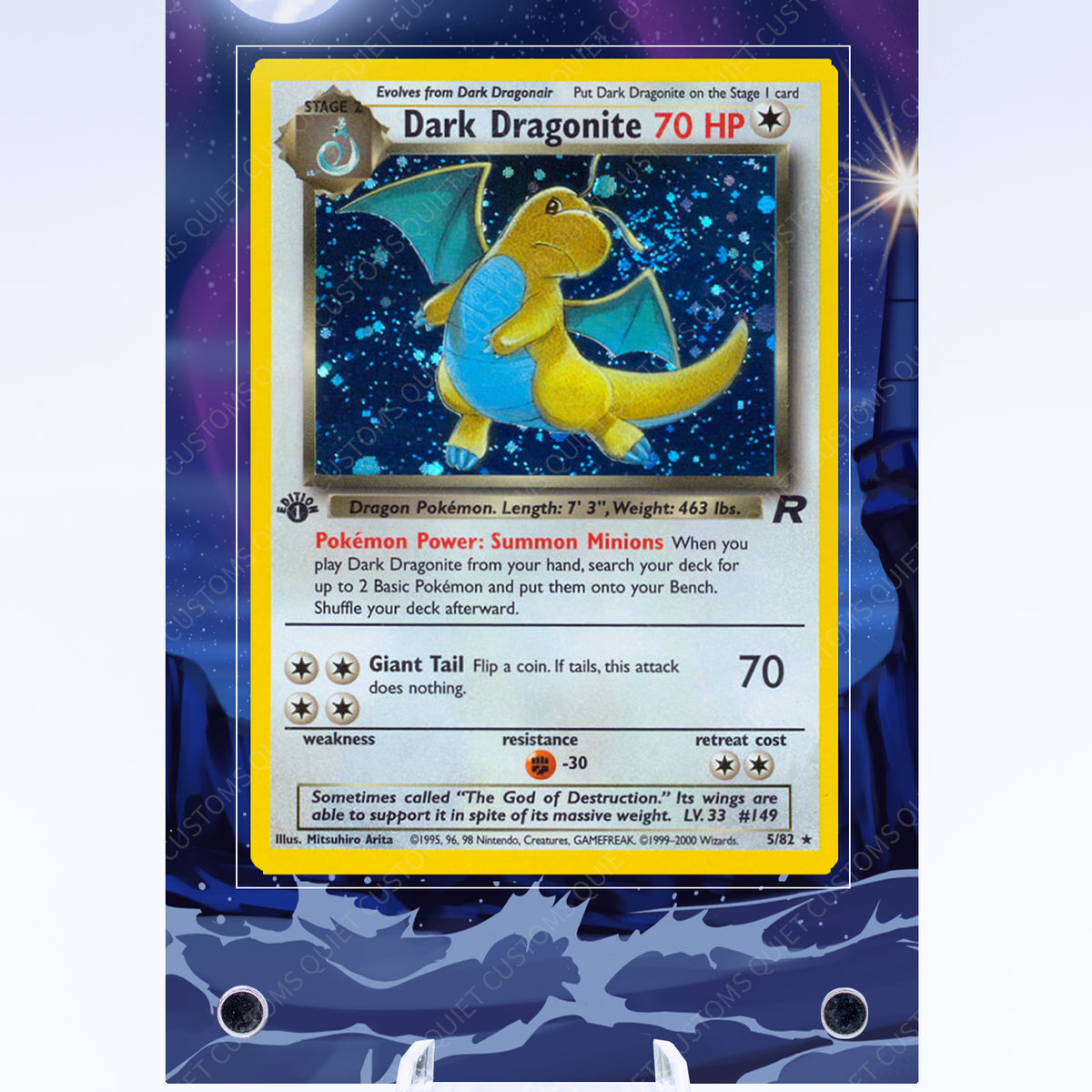 Dark Dragonite 5 82 Case | Art Guard (Ungraded)
