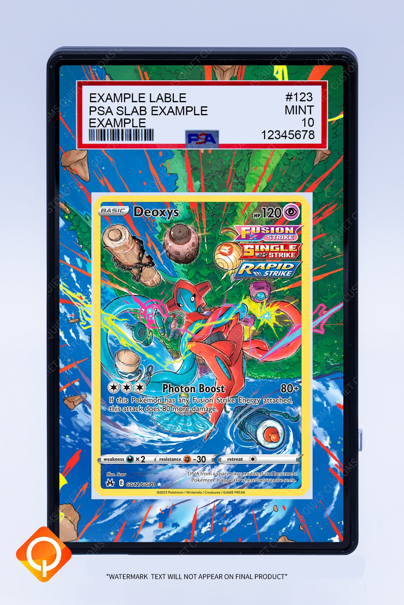Deoxys GG12 GG70 (Graded) Case
