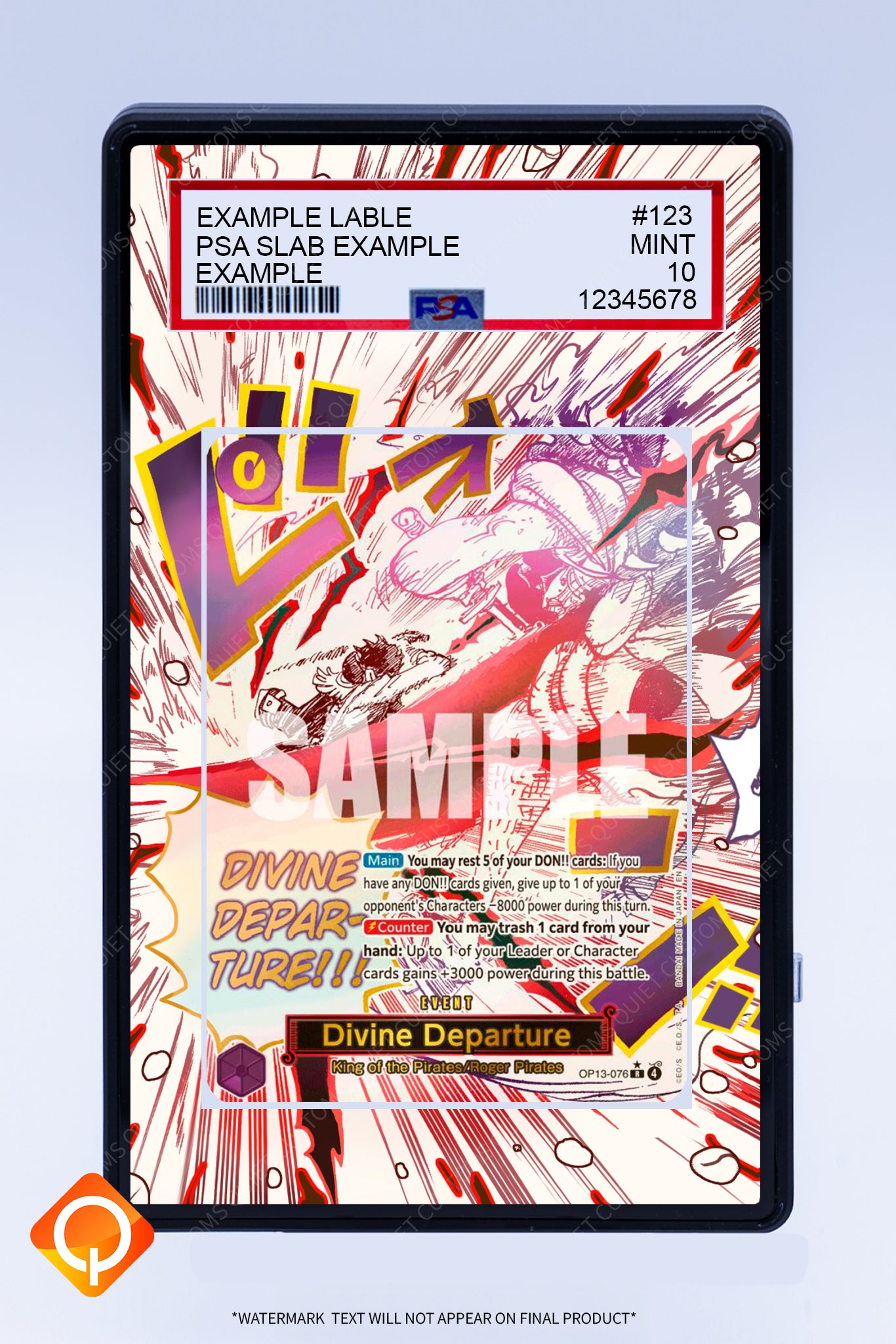 Divine Departure OP13-076 (Graded) Case