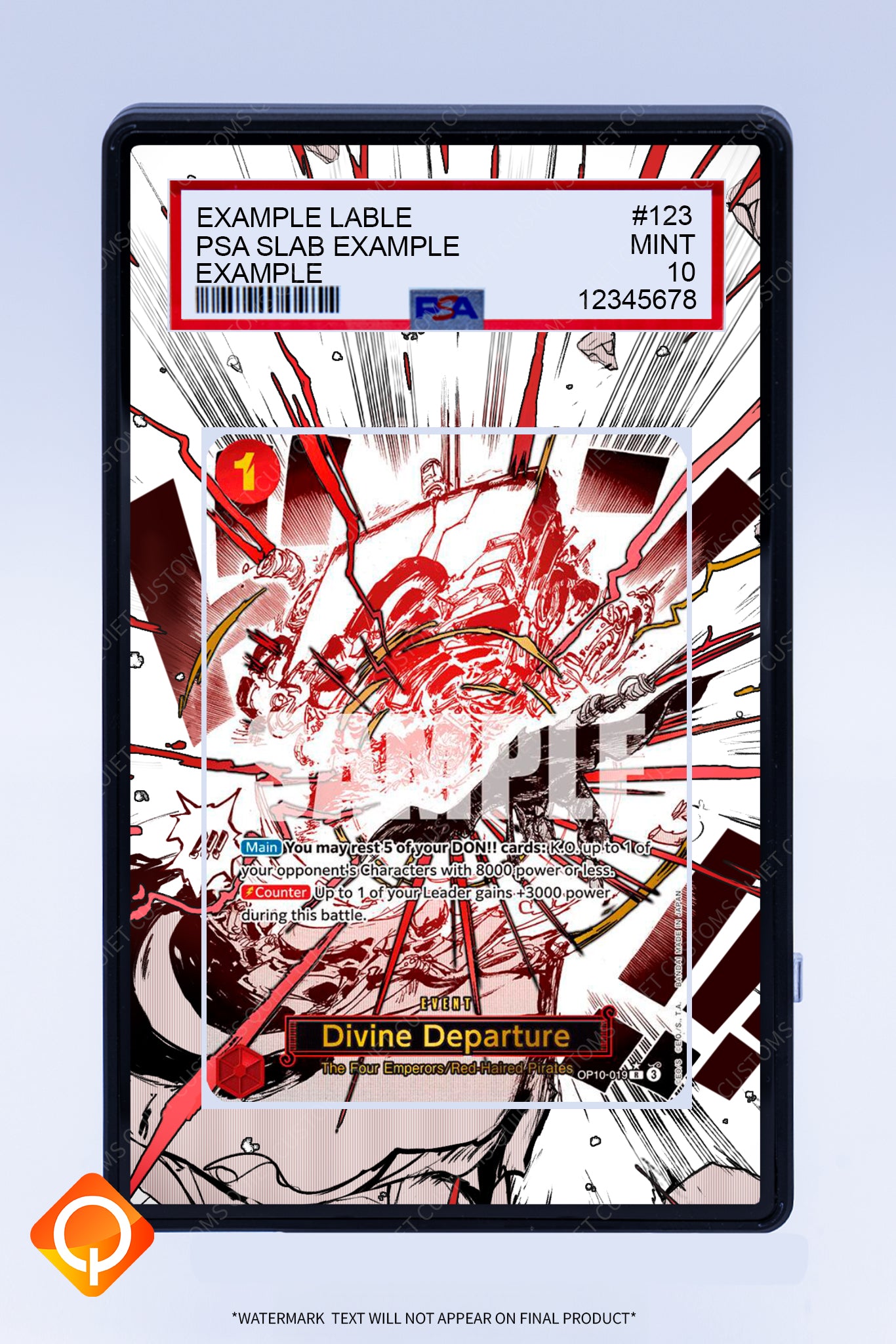 Divine Departure OP10-019 (Graded) Case