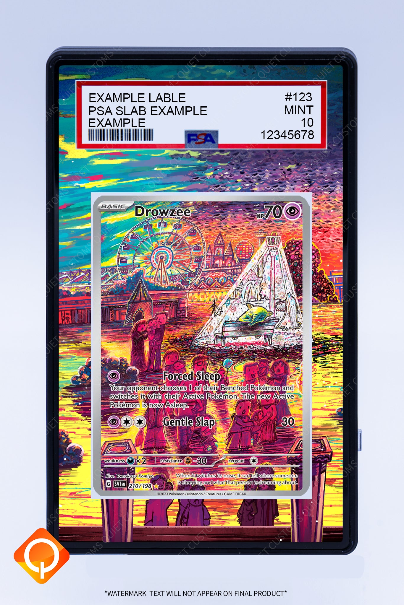Drowzee 210 198 (Graded) Case