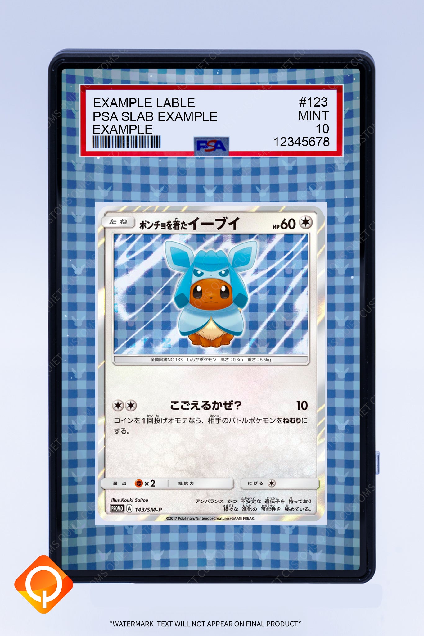 Eevee 143 SM-P (Graded) Case