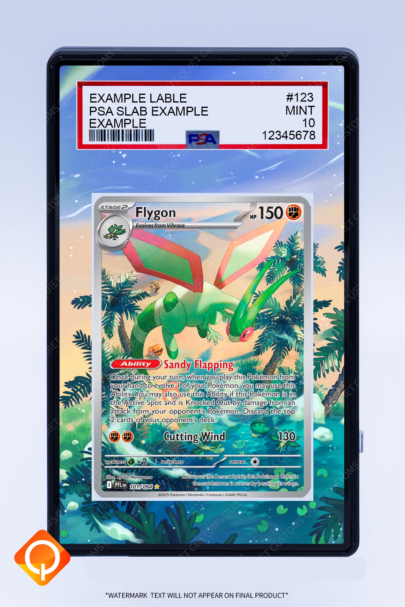 Flygon 101 094 (Graded) Case