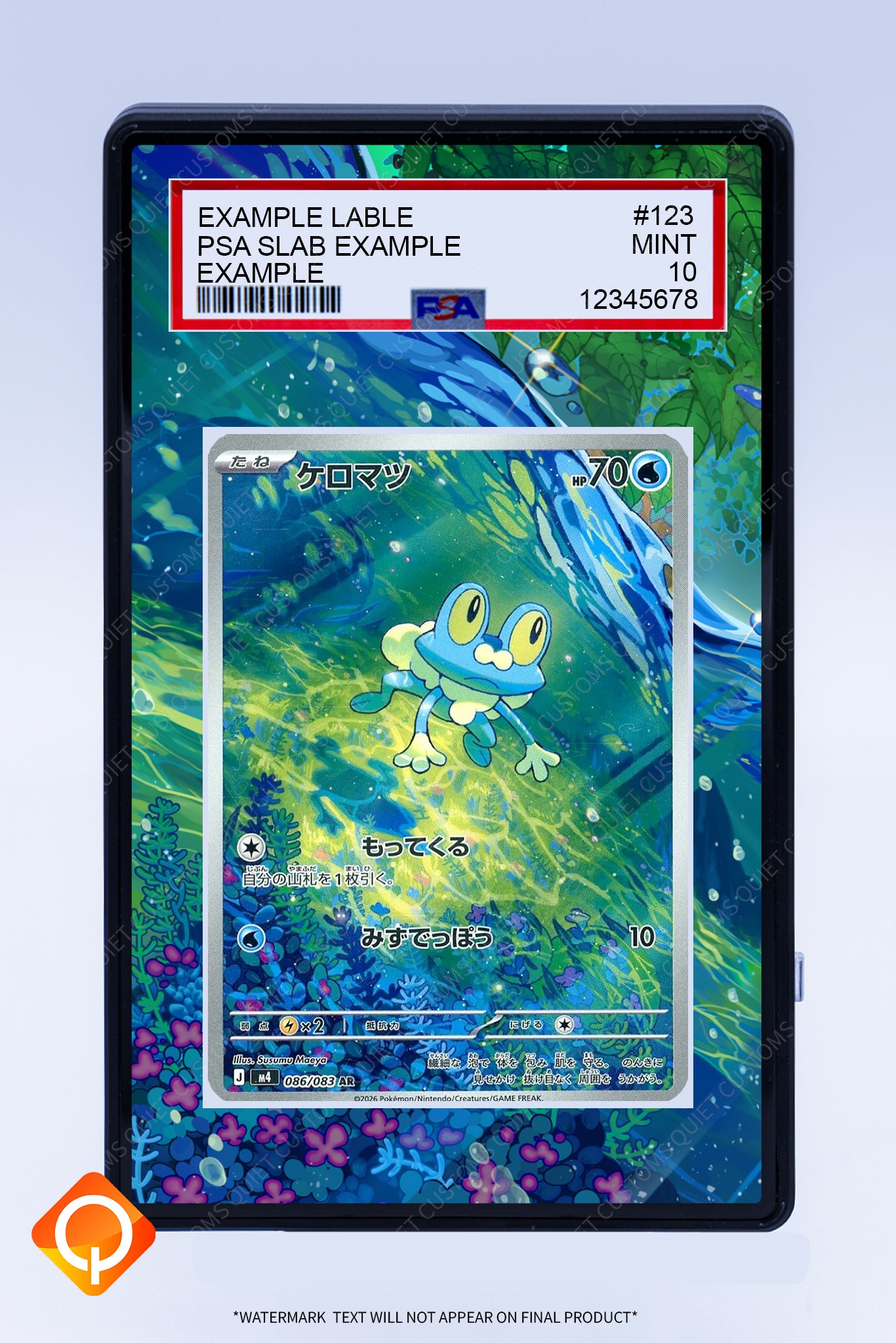 Froakie AR (Graded) Case