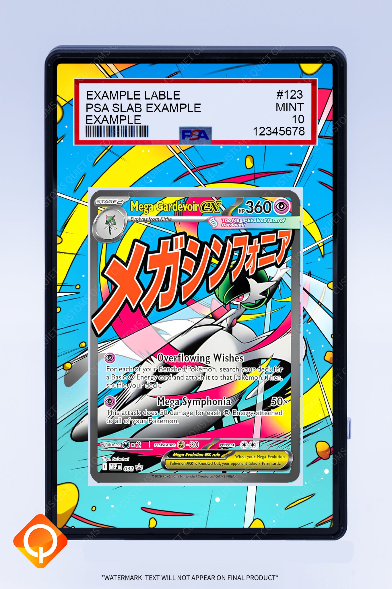 Gardevoir EX (Mega) 032 Promo (Graded) Case