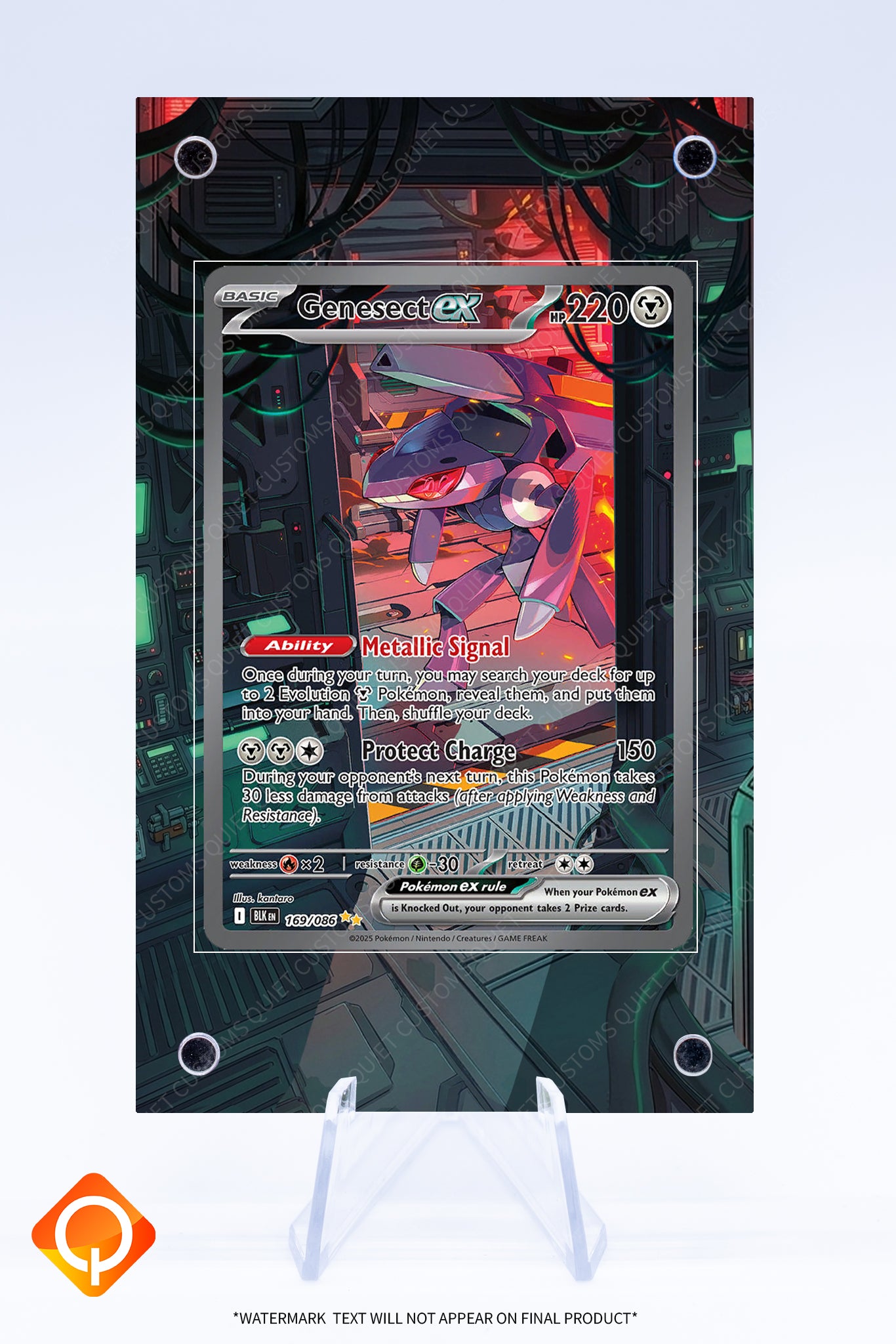 Genesect EX 169 086 Case | Art Guard (Ungraded)