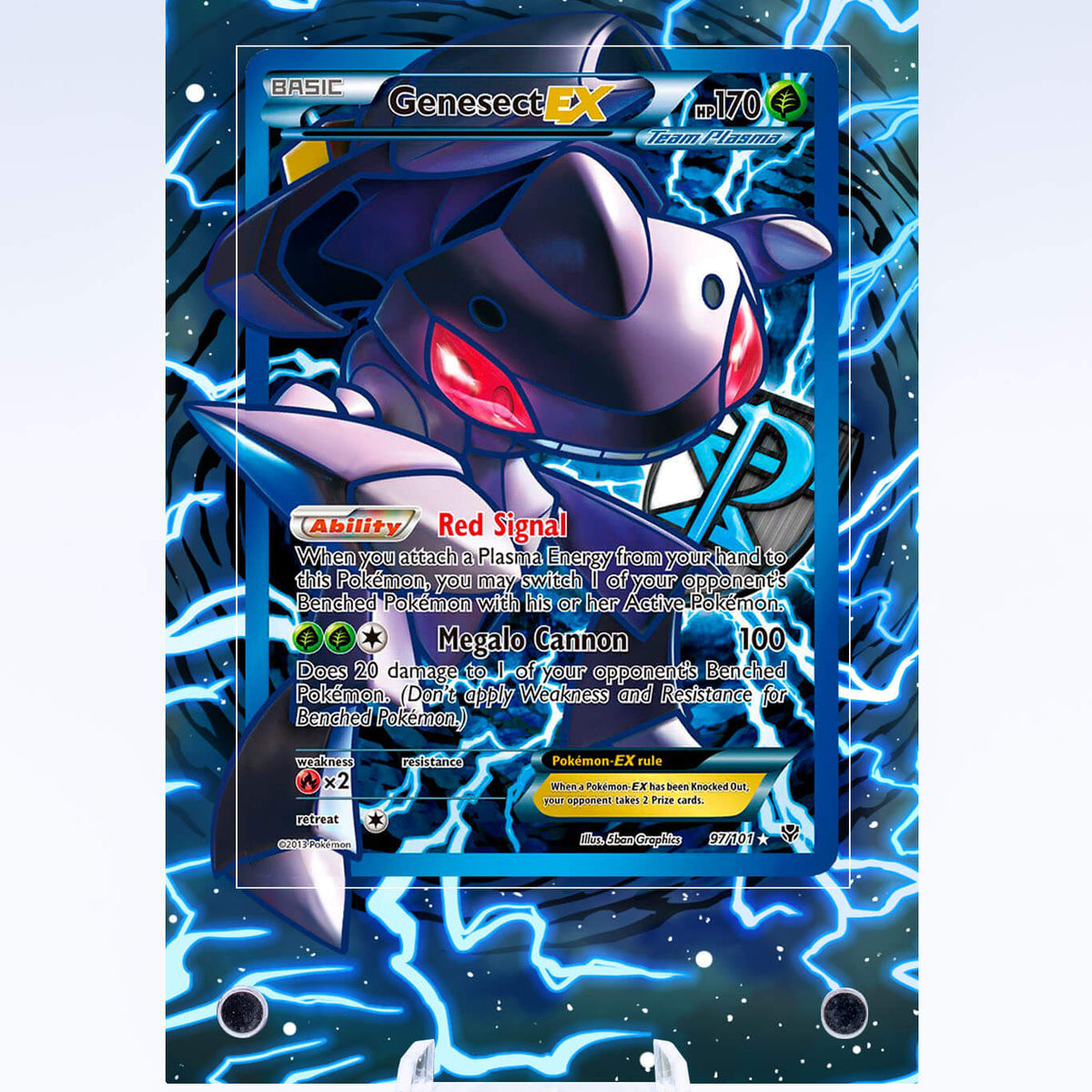 Genesect EX 97 101 Case | Plasma Blast | Art Guard (Ungraded) Genesect EX 97 101 Case | Plasma Blast | Art Guard (Ungraded)
