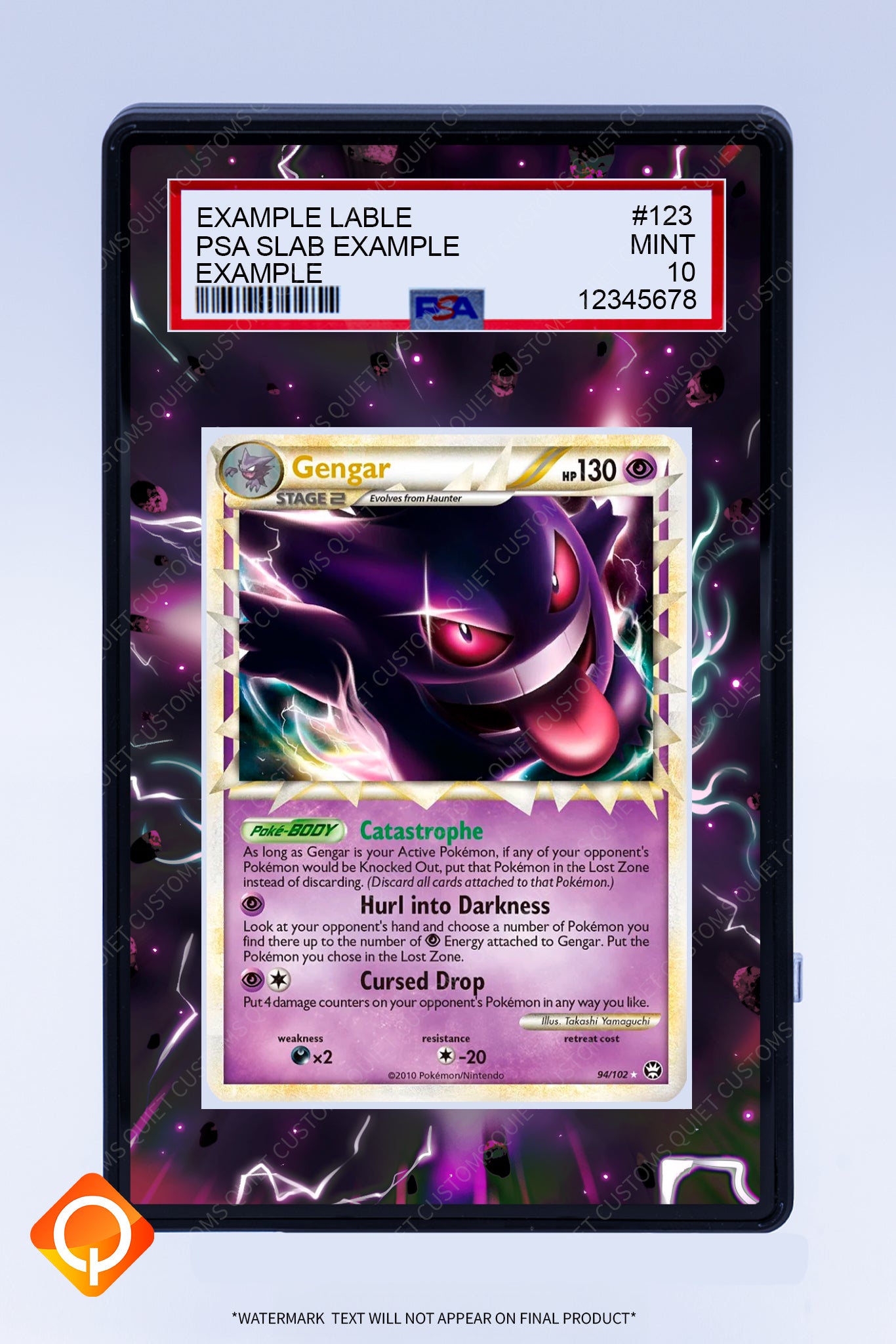 Gengar 94 104 (Graded) Case