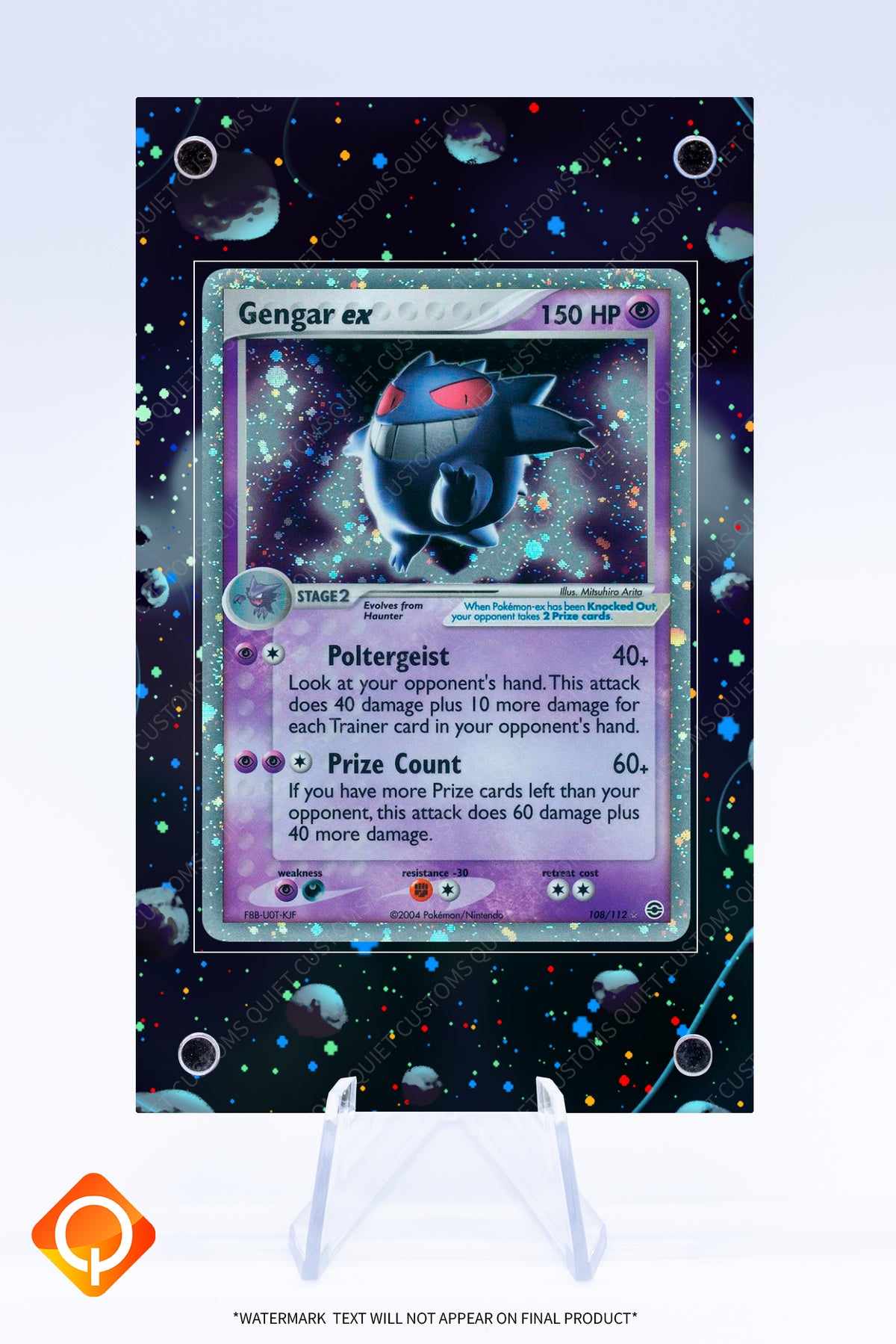 Gengar EX 108 112 Case | Art Guard (Ungraded)