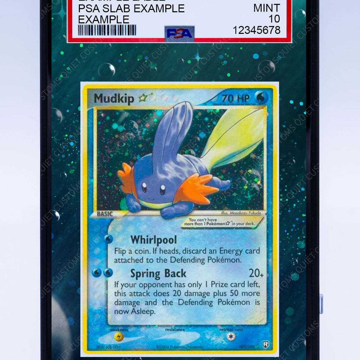 Mudkip 107 109 (Graded) Case Mudkip 107 109 (Graded) Case