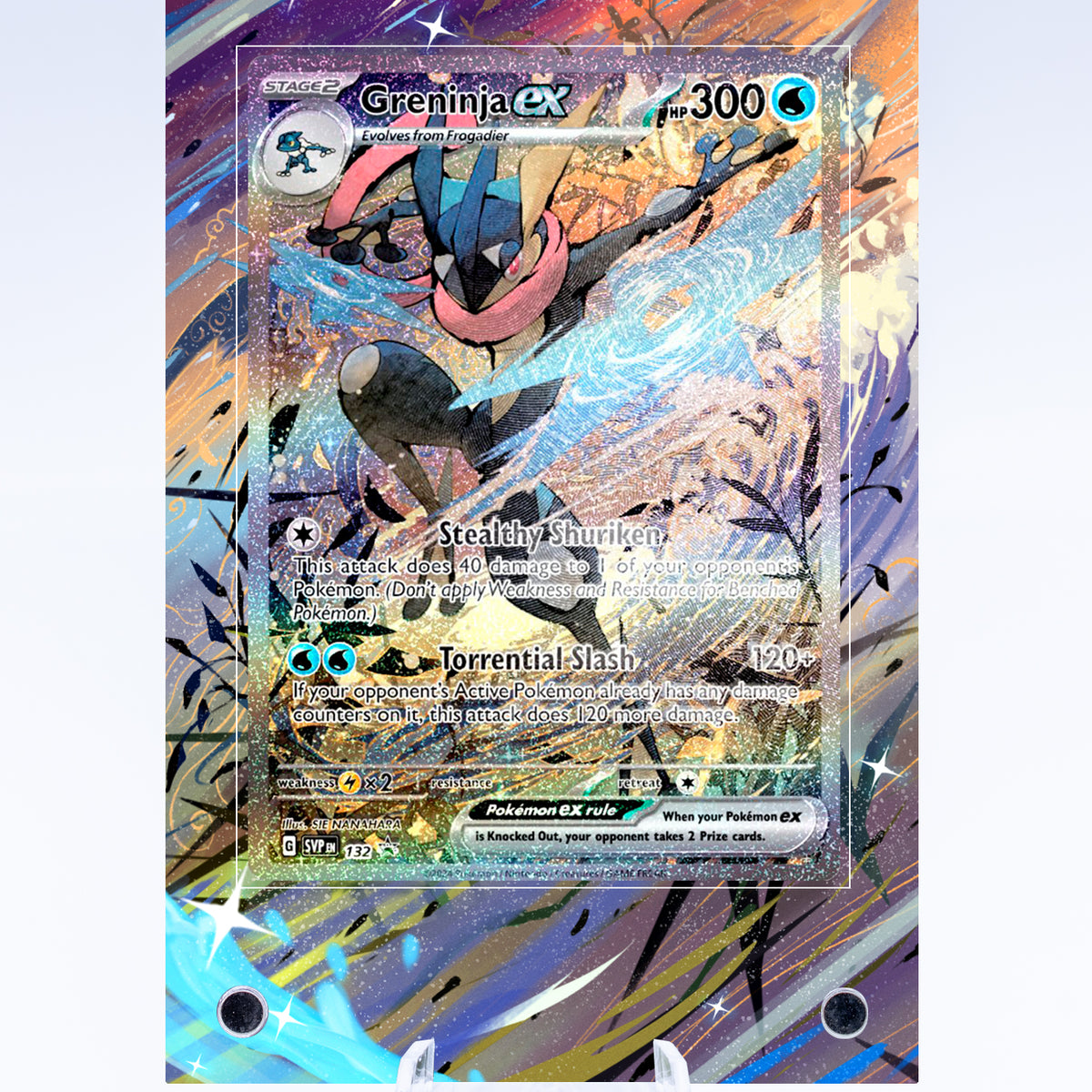 Greninja EX 132 Promo Case | Art Guard (Ungraded)