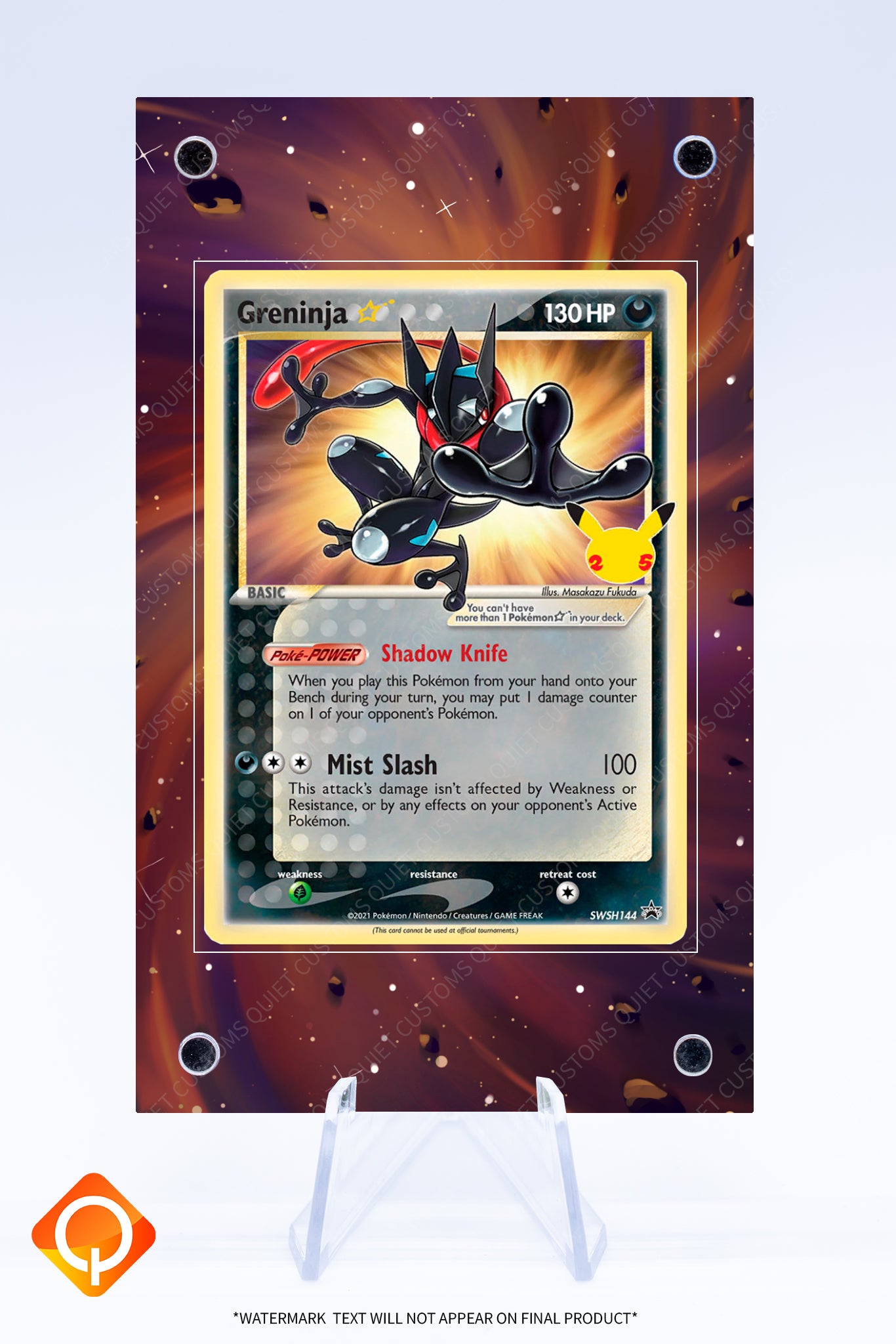 Greninja SWSH144 Promo Case | Art Guard (Ungraded)